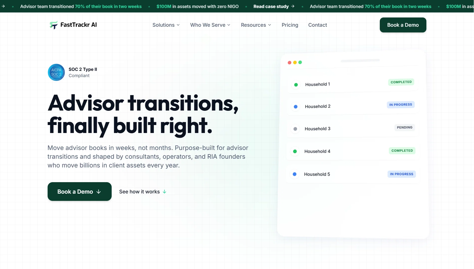 FastTrackr AI website