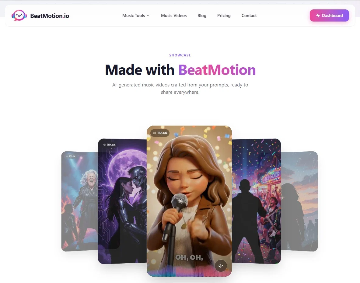 BeatMotion website