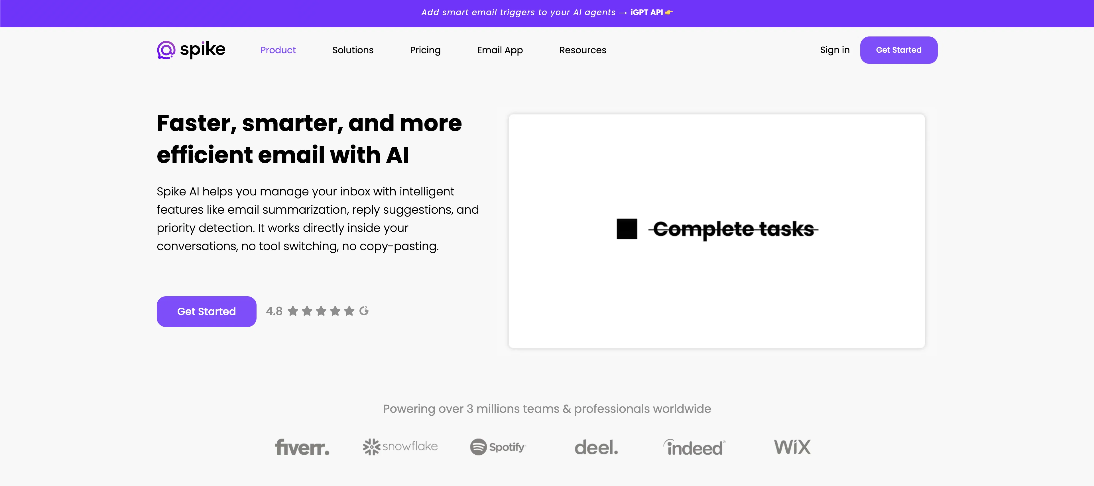 Spike AI website
