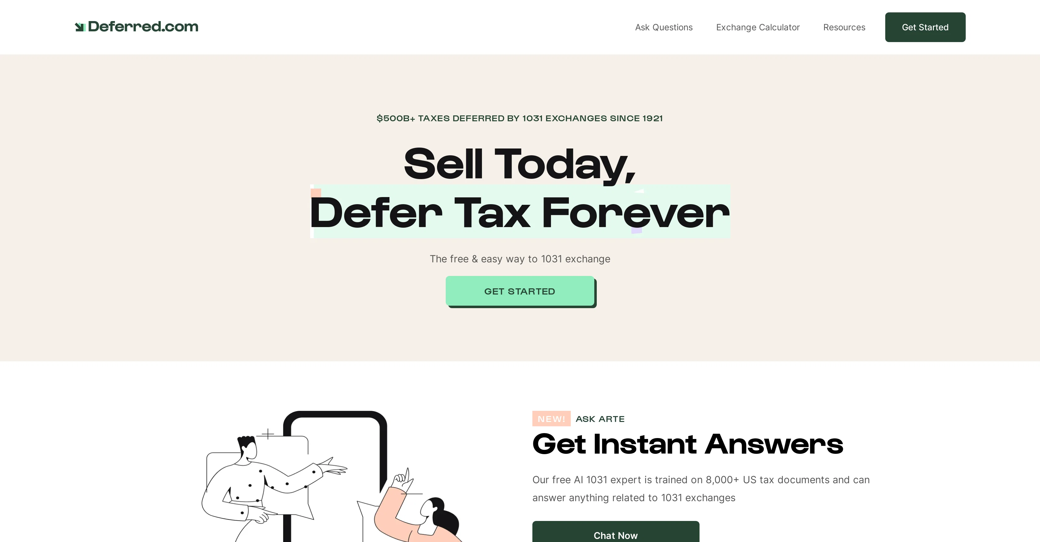 Deferred.com website