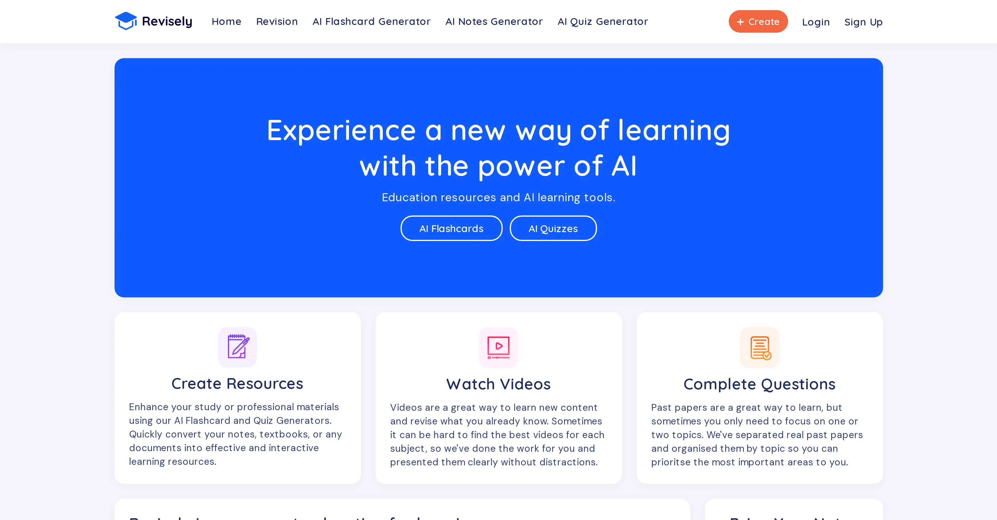 Revisely website