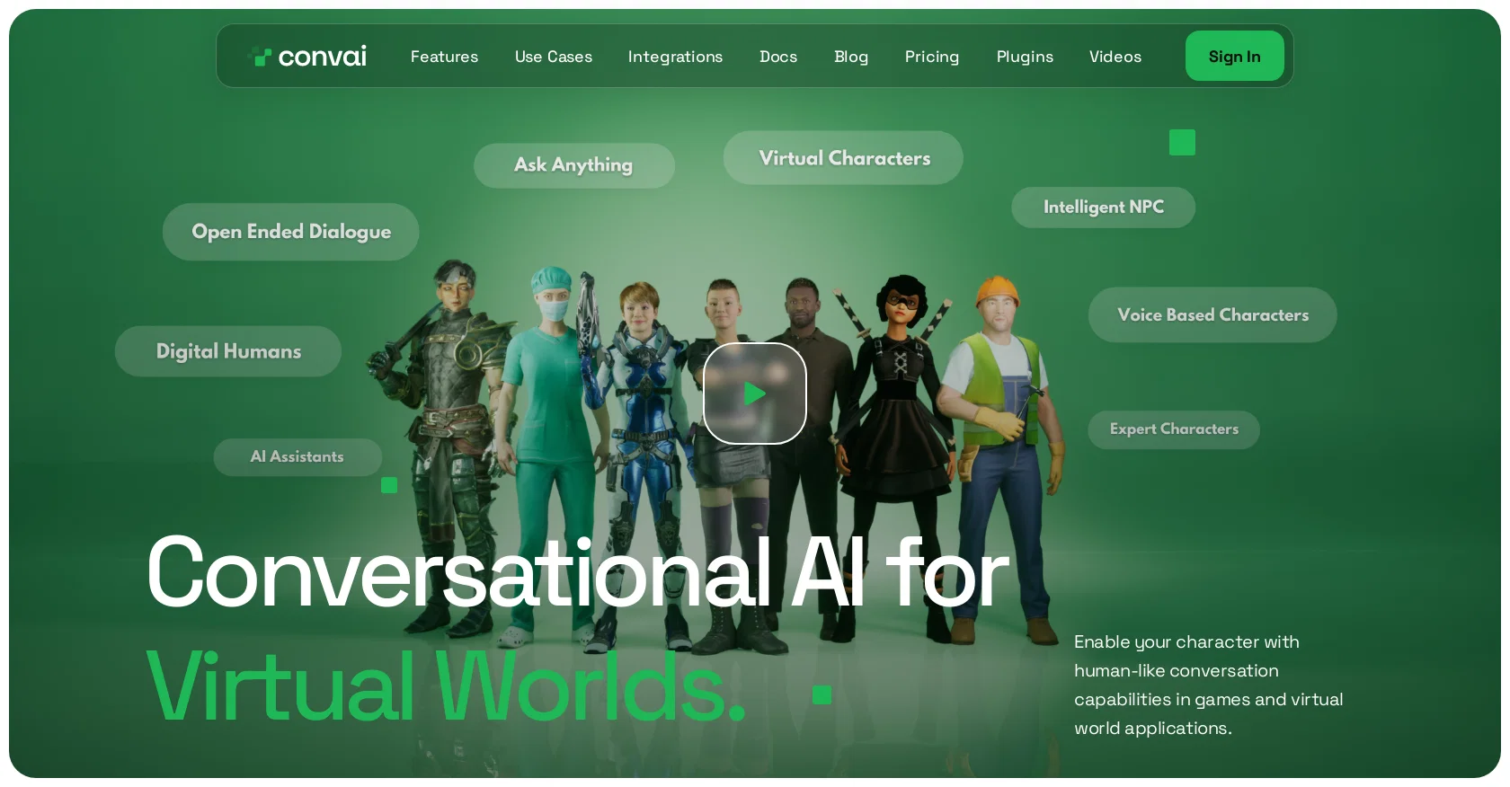 Convai website