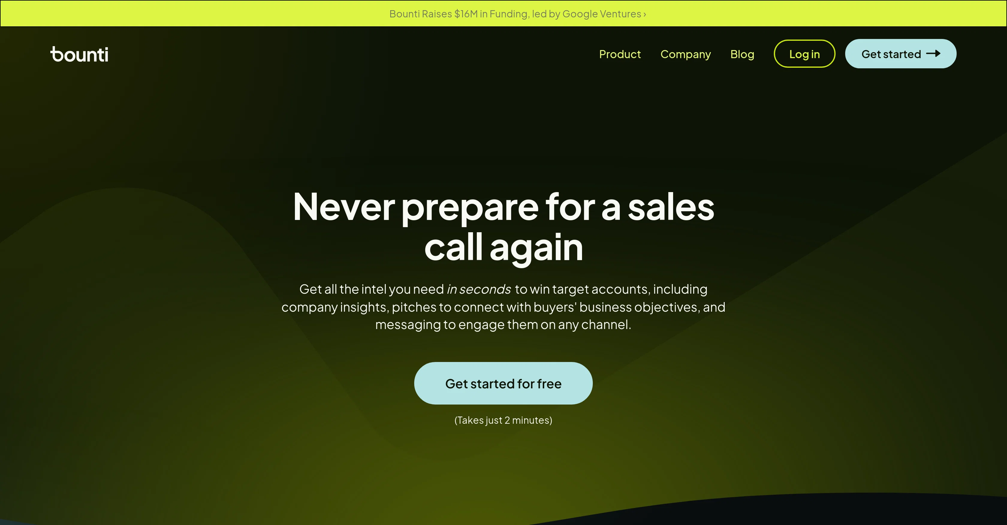 Bounti website