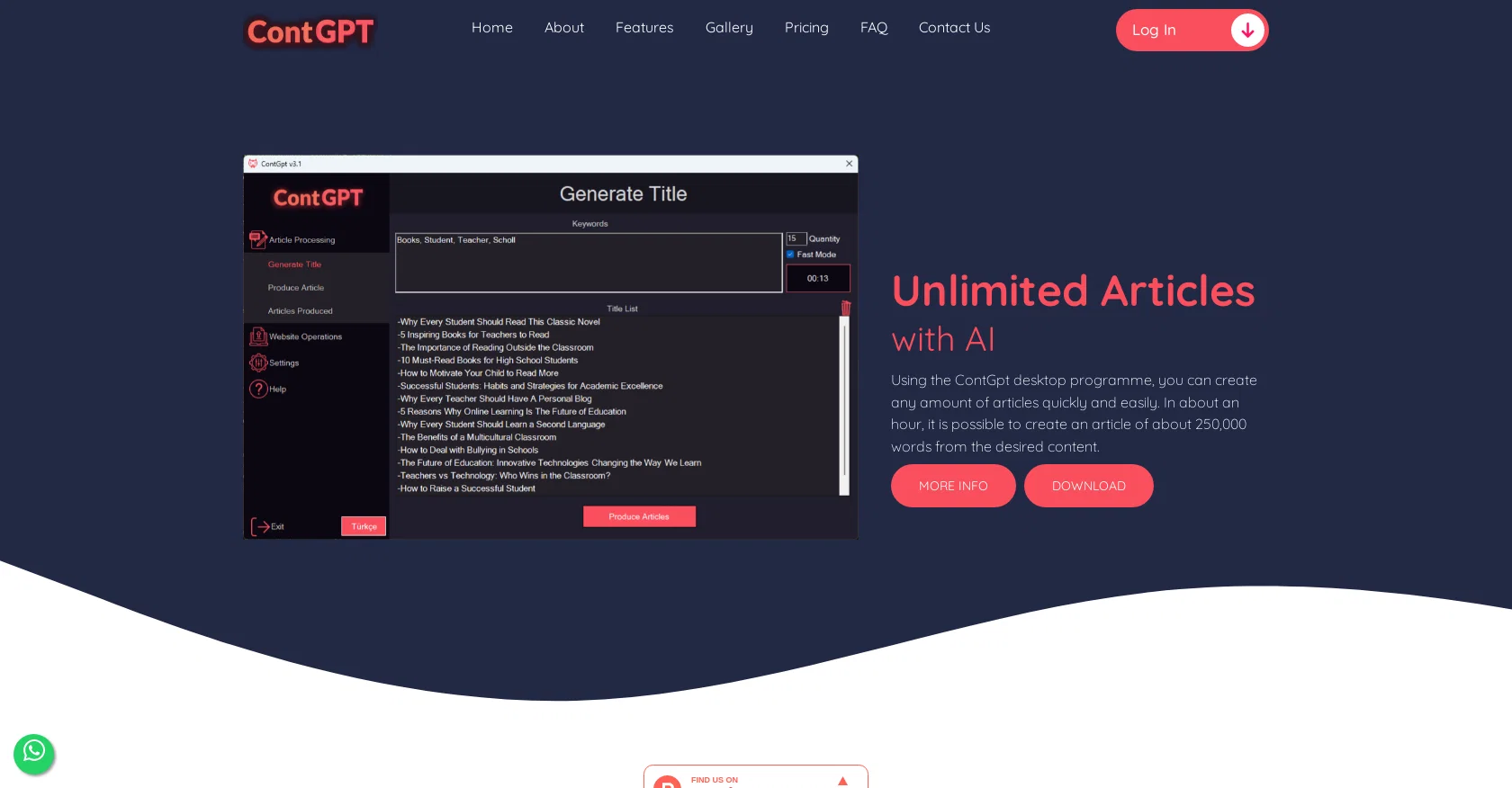 ContGPT website