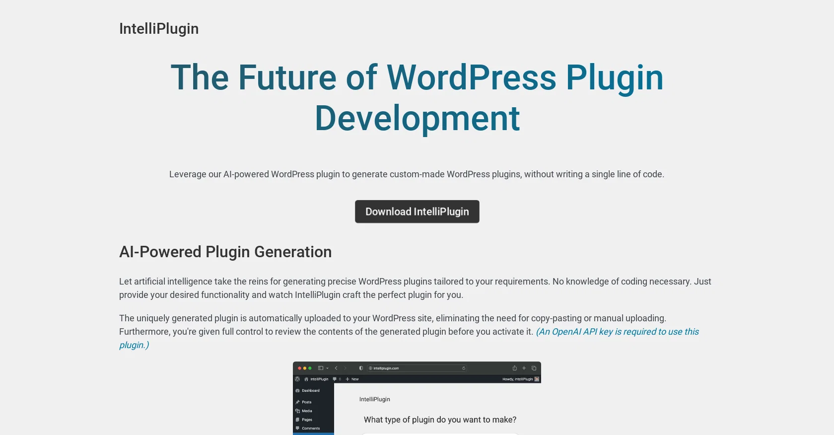 IntelliPlugin website