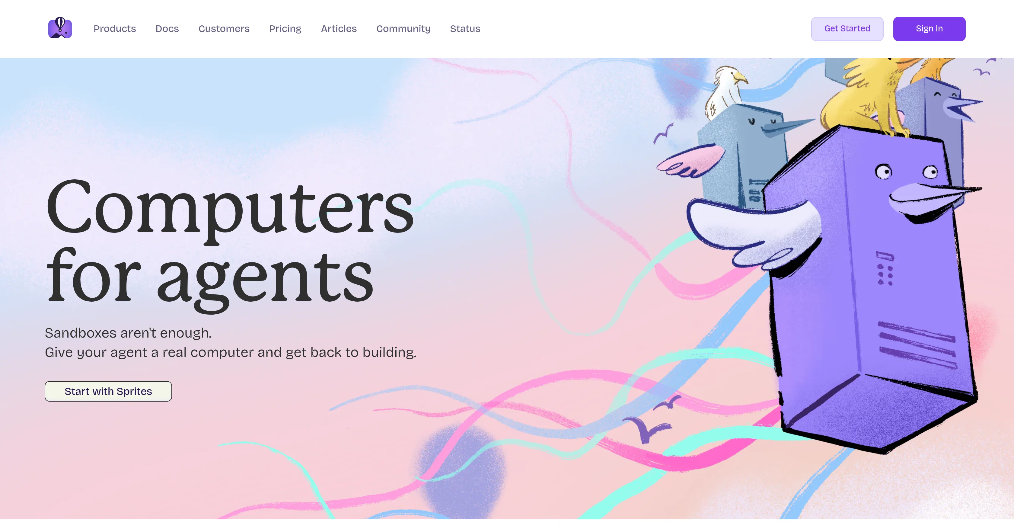 Fly.io website
