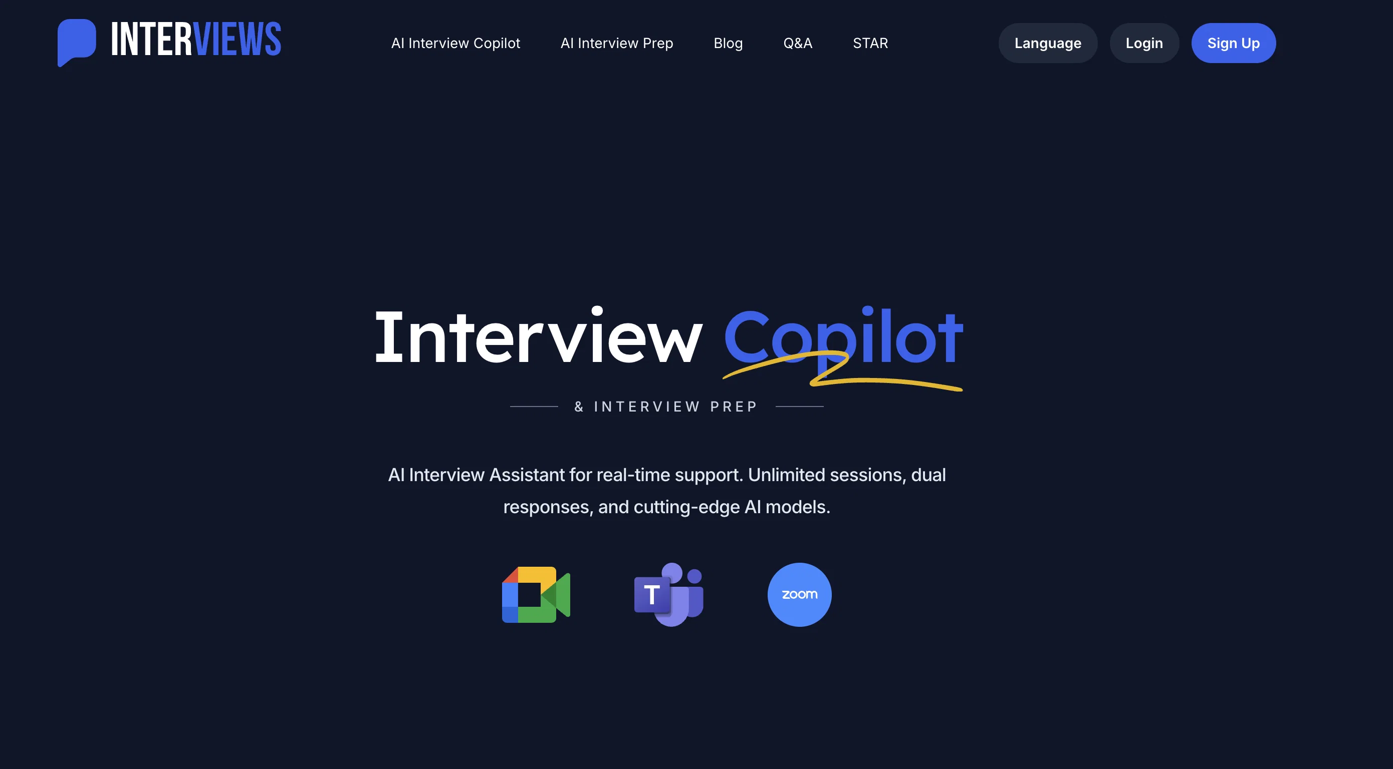 Interview Copilot | Interviews Chat website