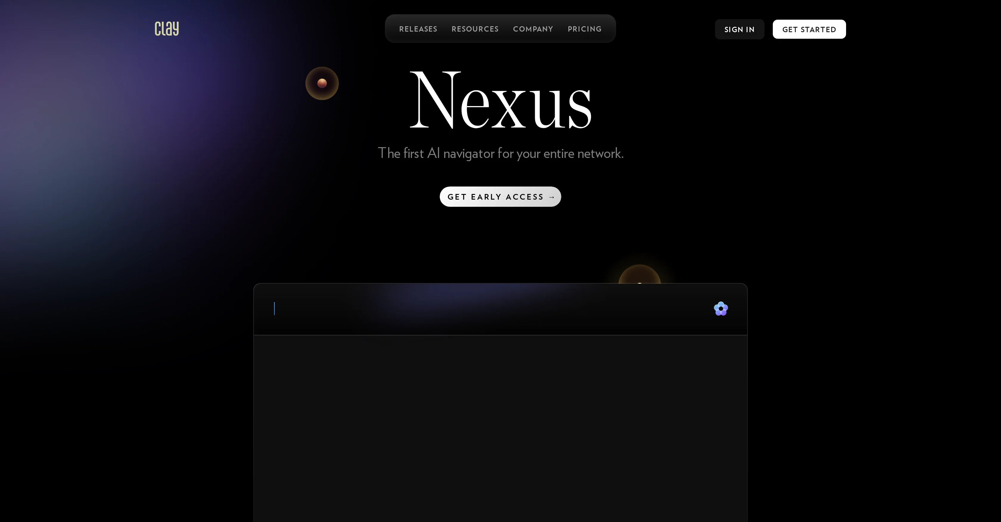 Clay Nexus website