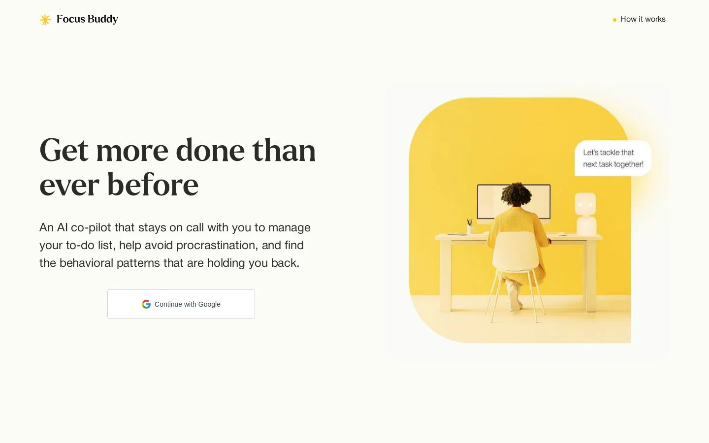 Focus Buddy website