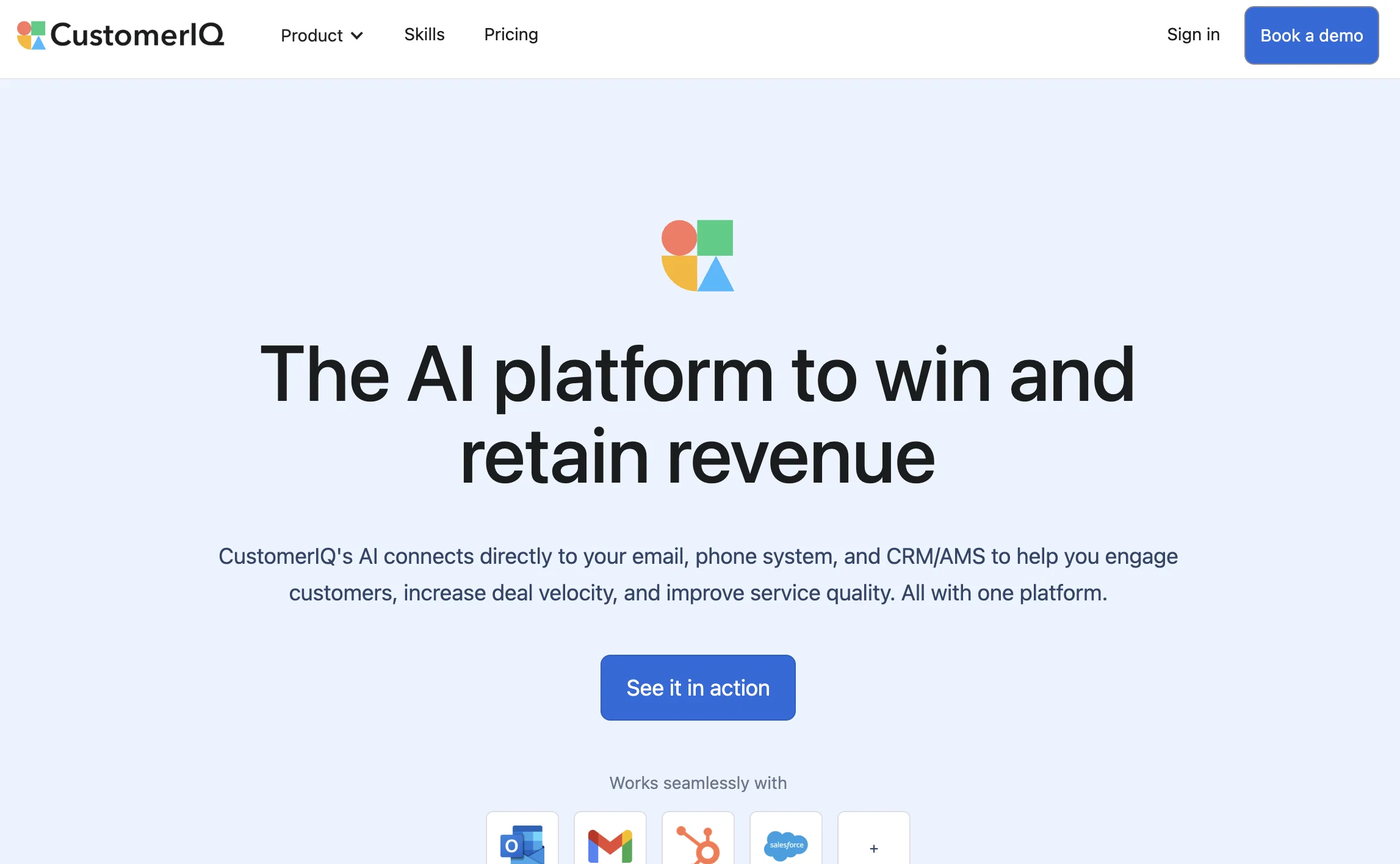 CustomerIQ website