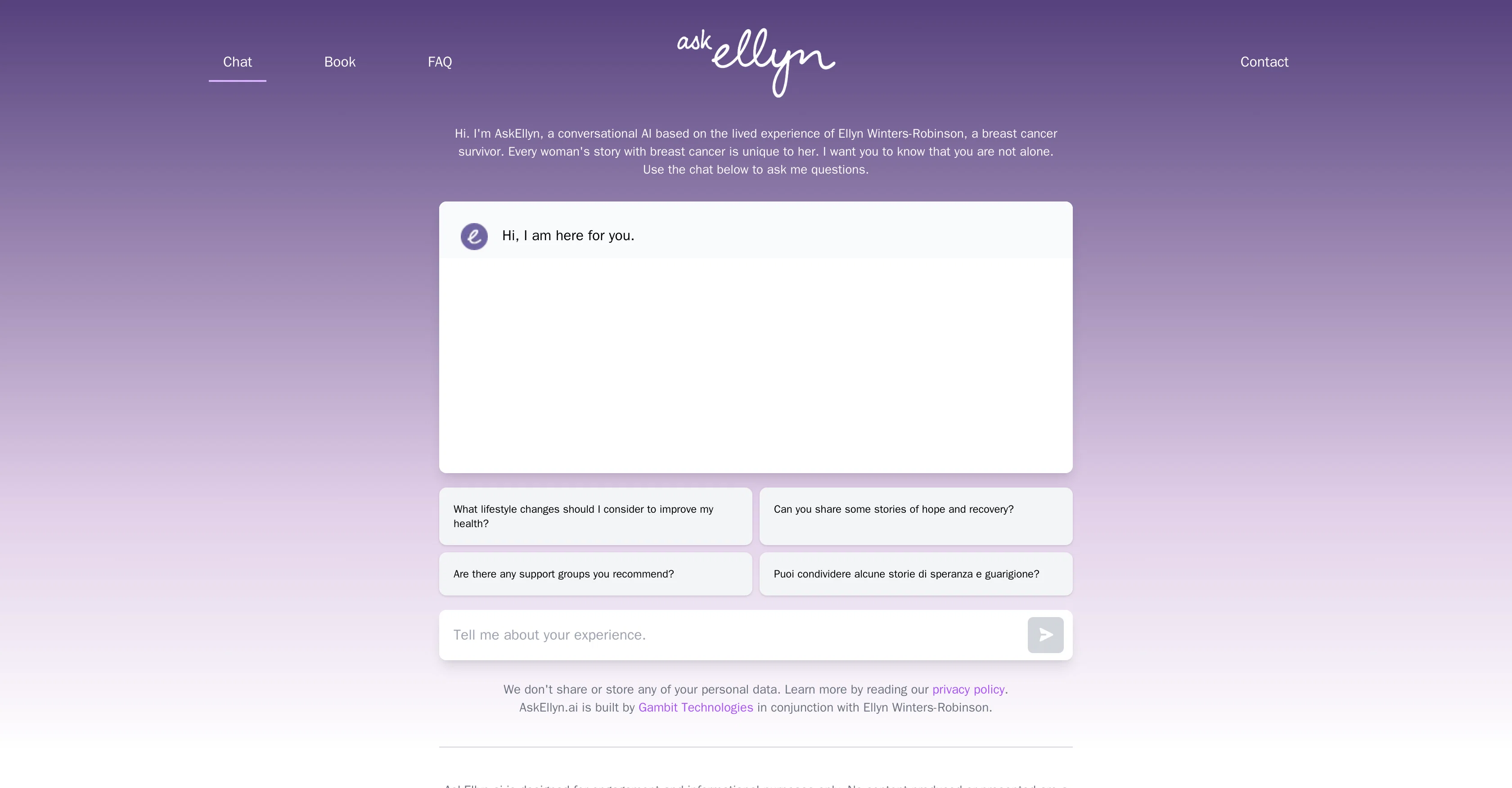 AskEllyn website