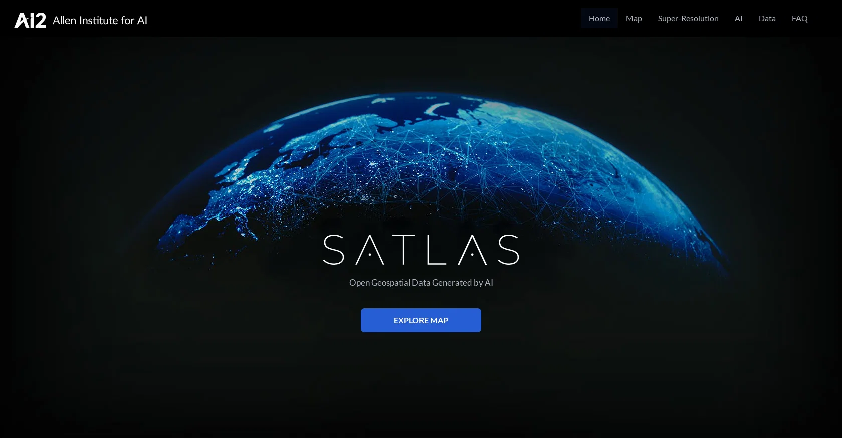 Satlas website