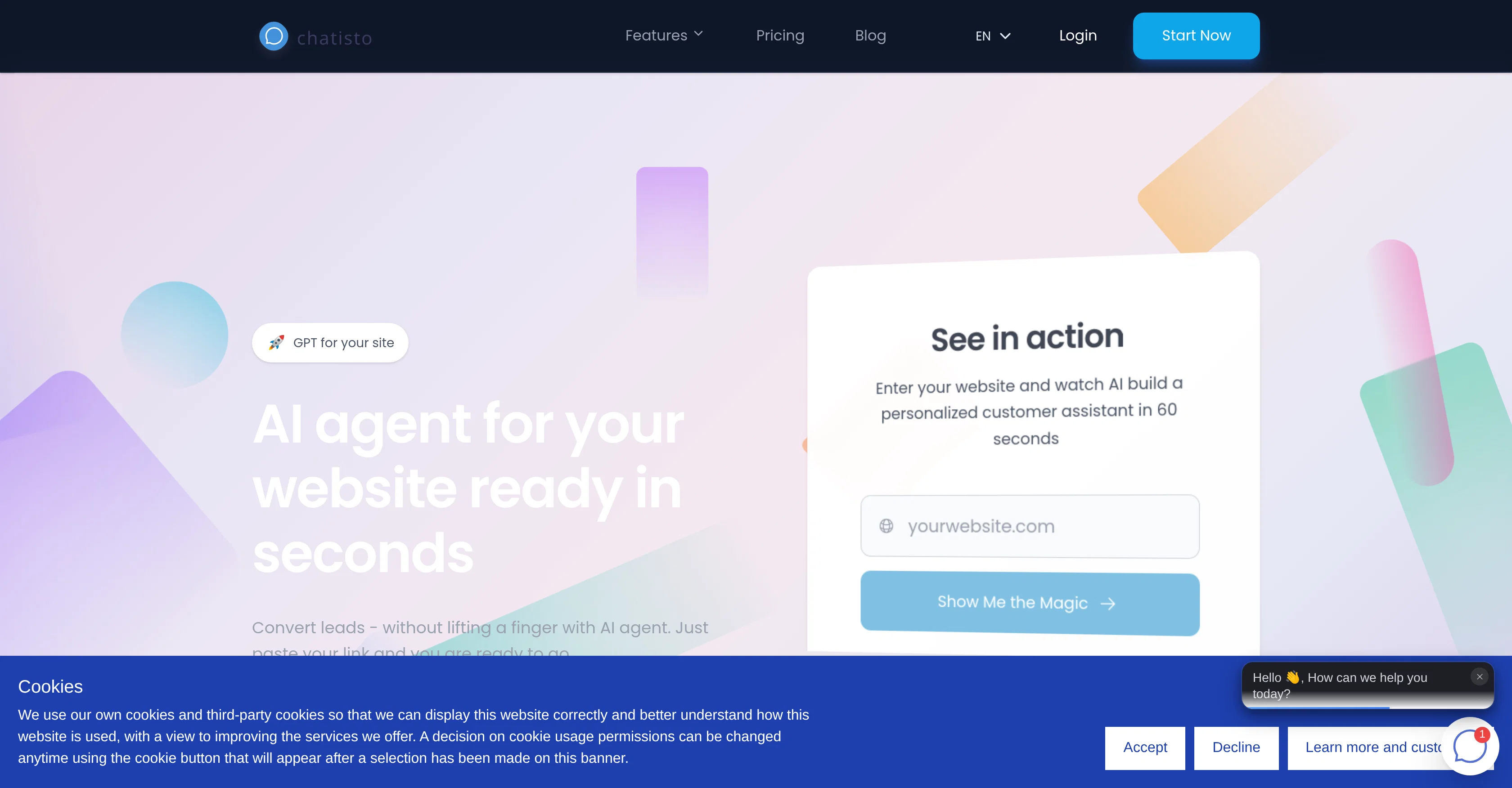 Chatisto website
