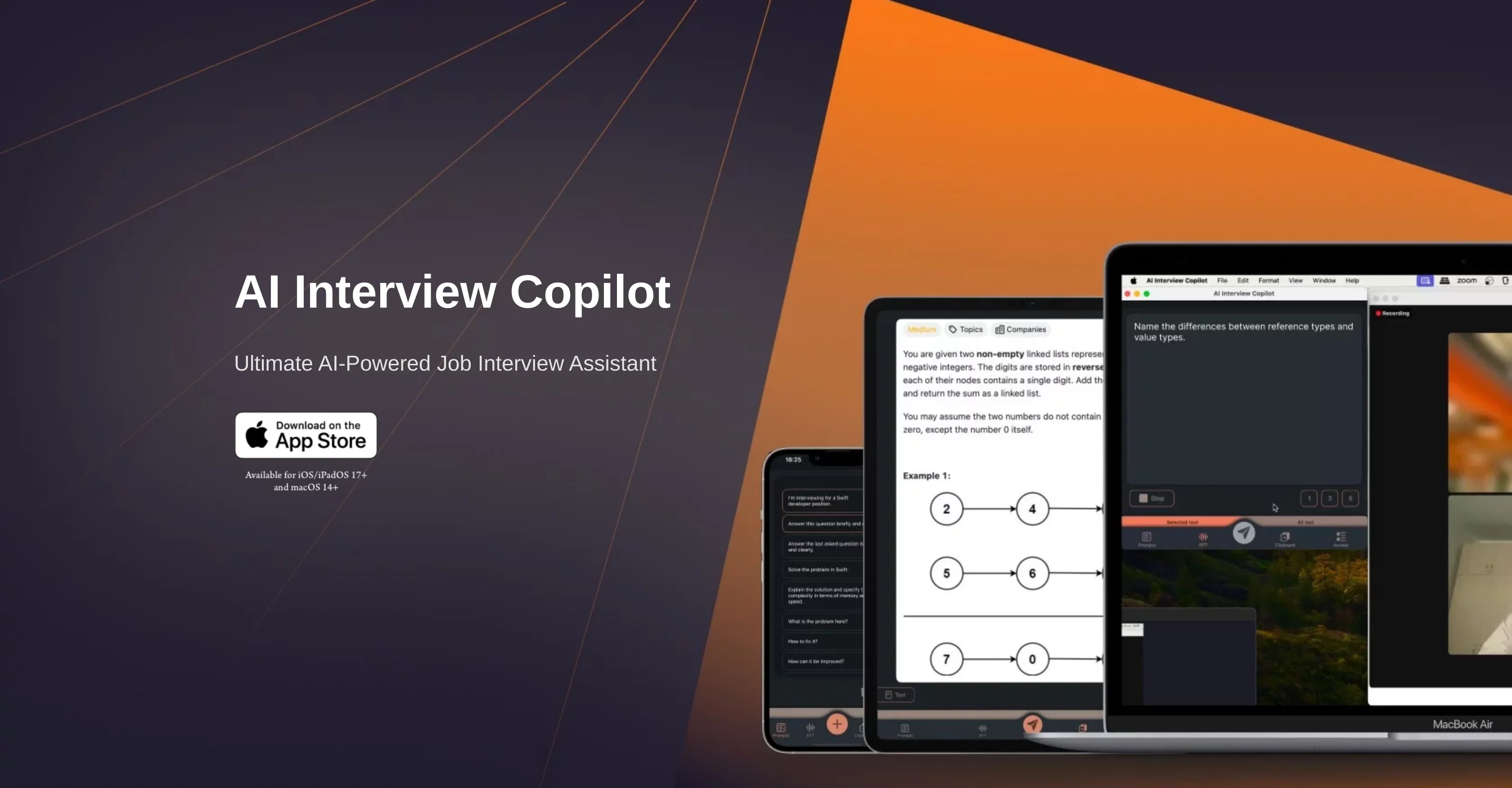AI Interview Copilot website