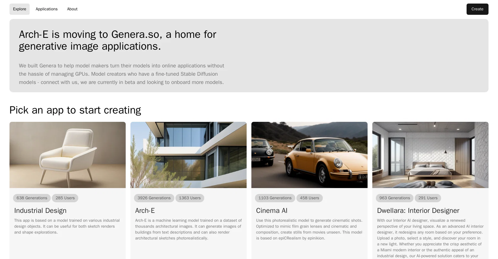 Arch-E website