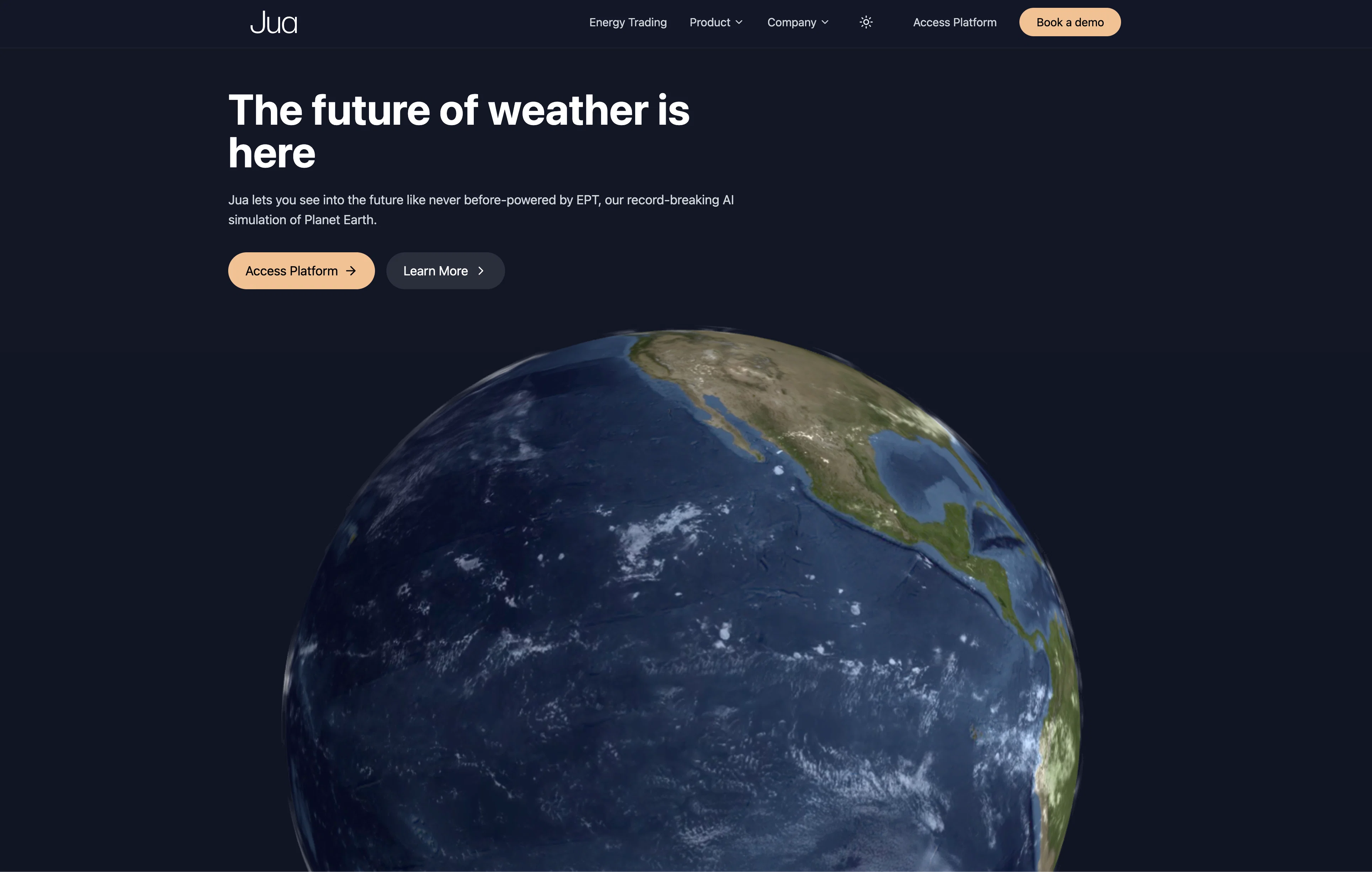 Jua website