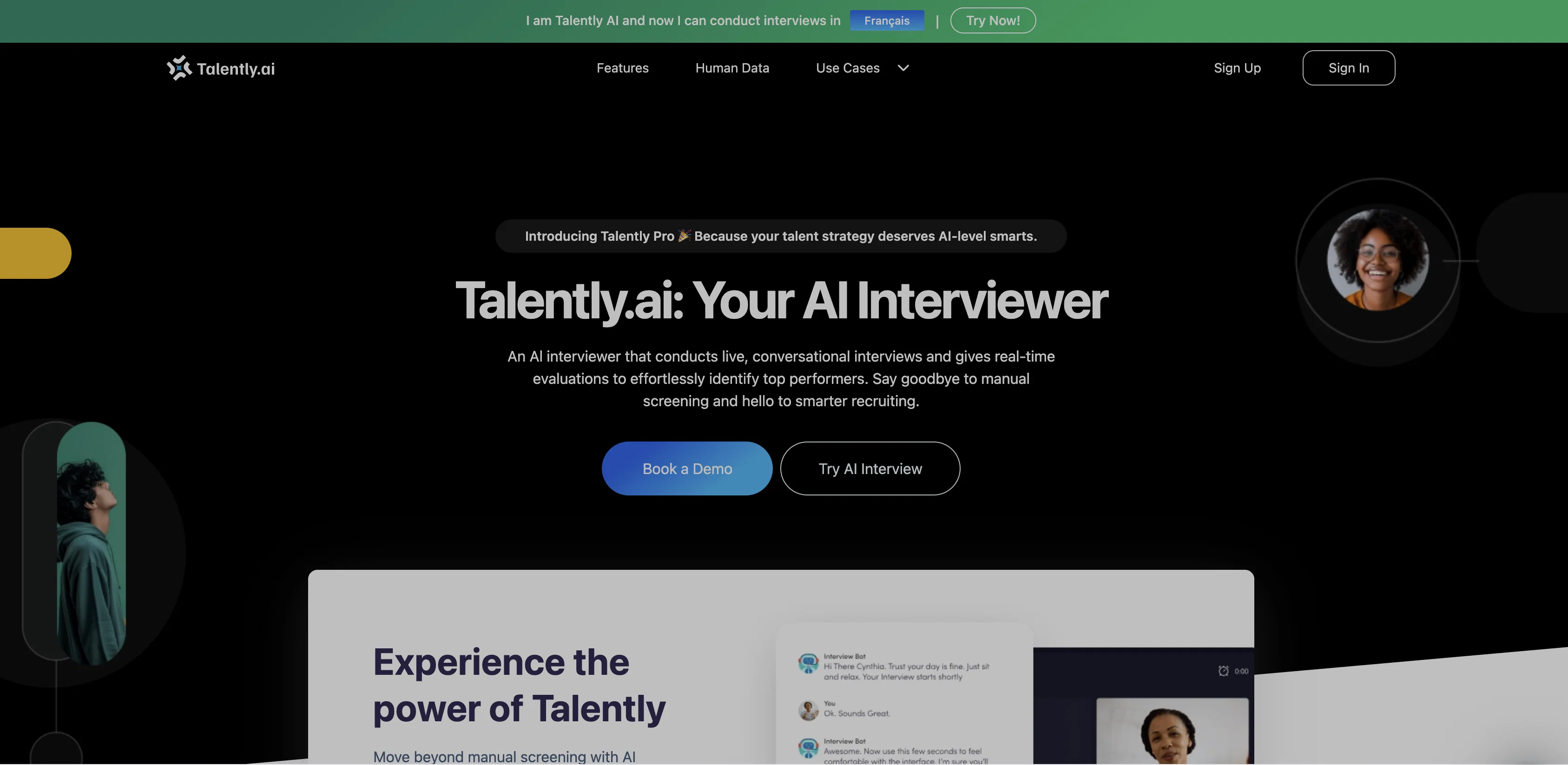 Talently.ai website