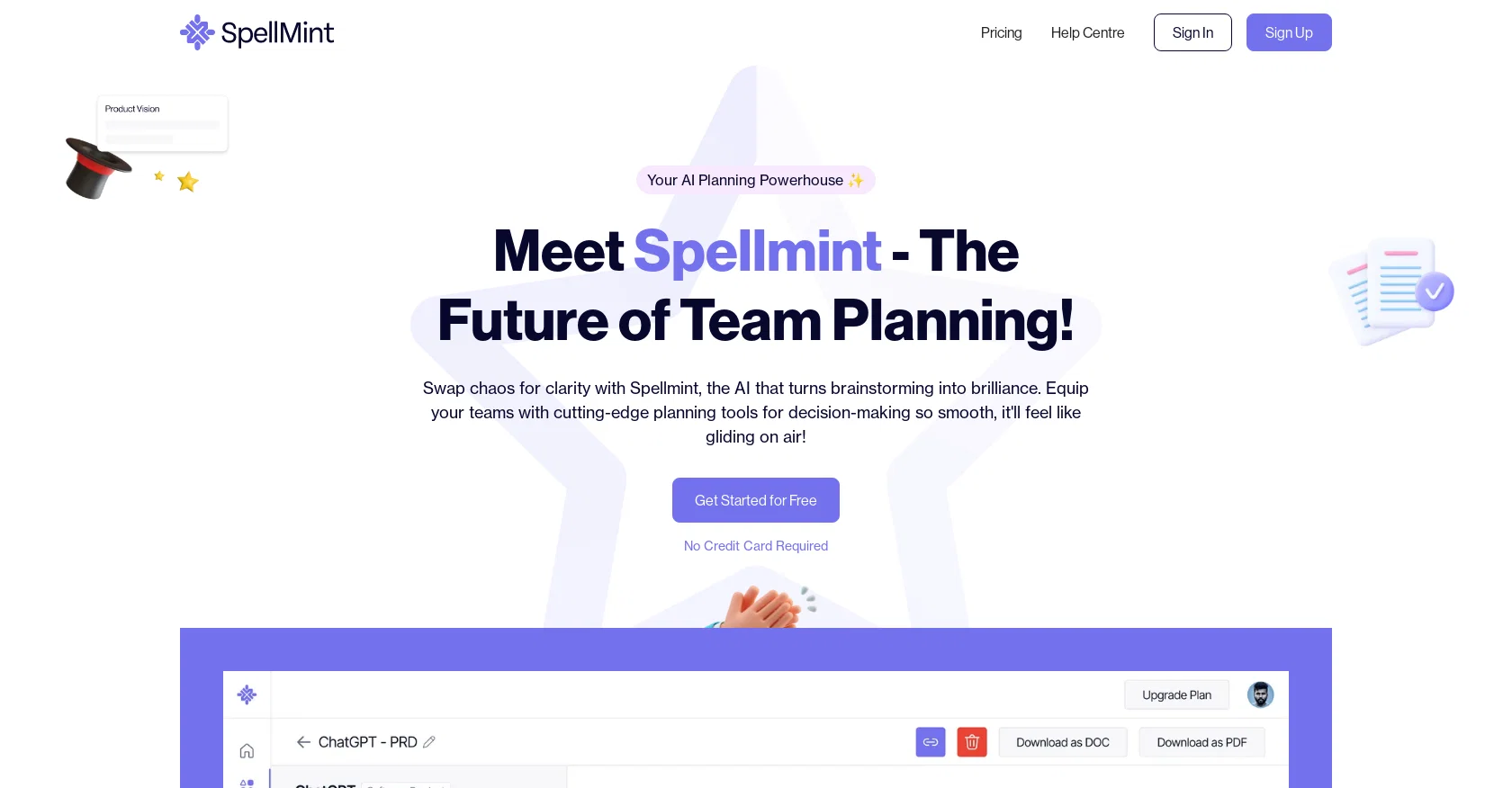 Spellmint website