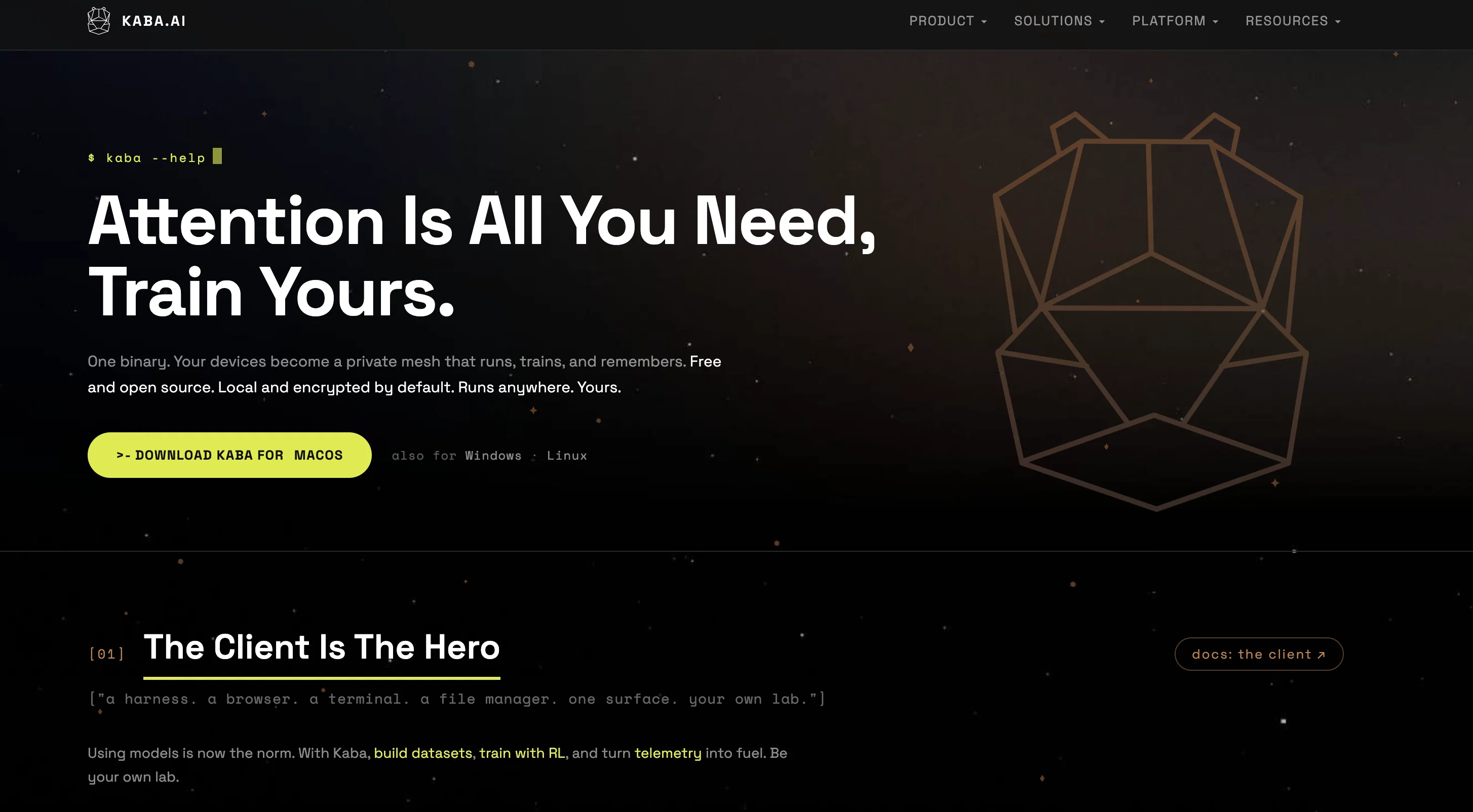 Kaba website
