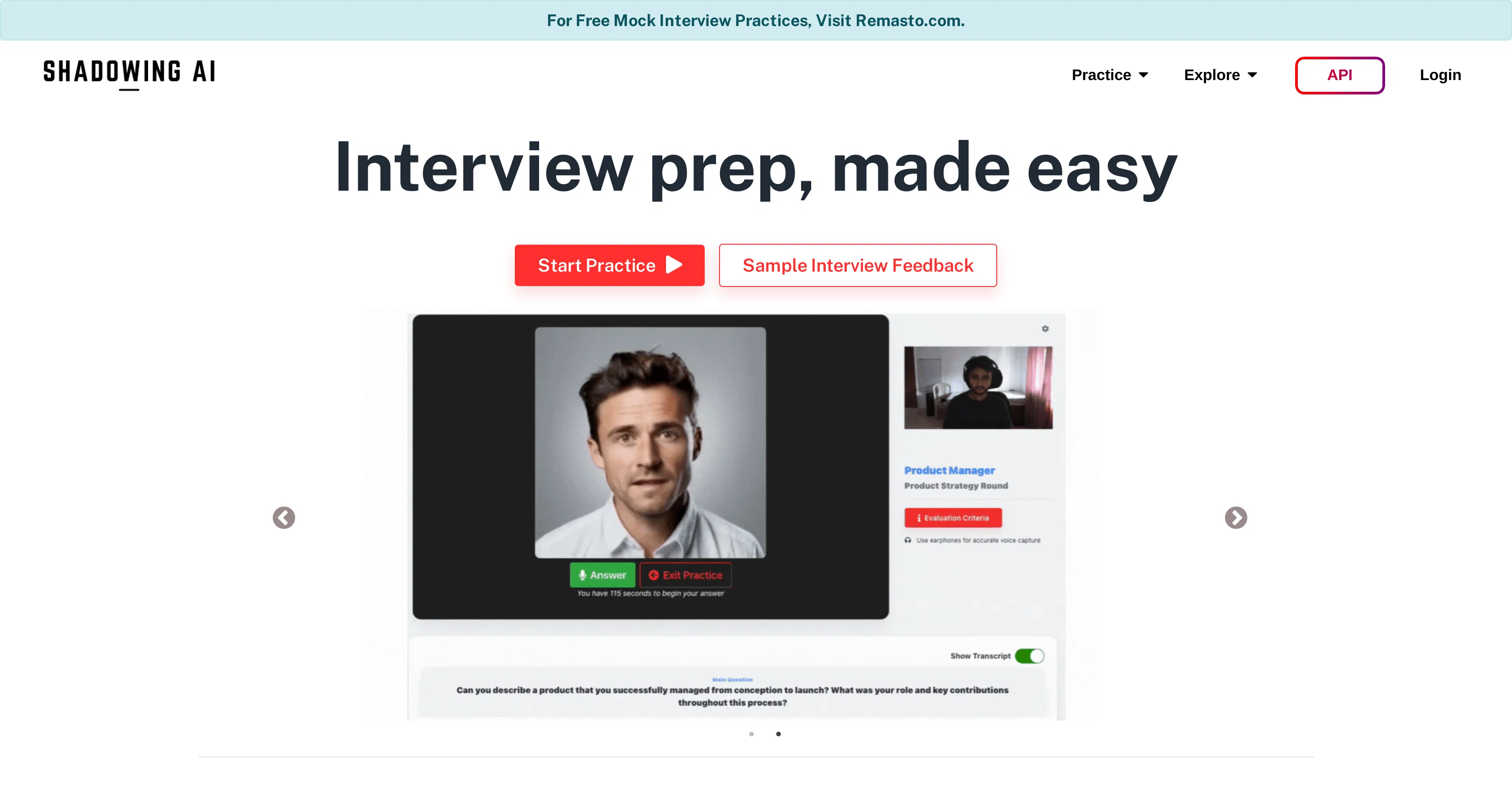Remasto website