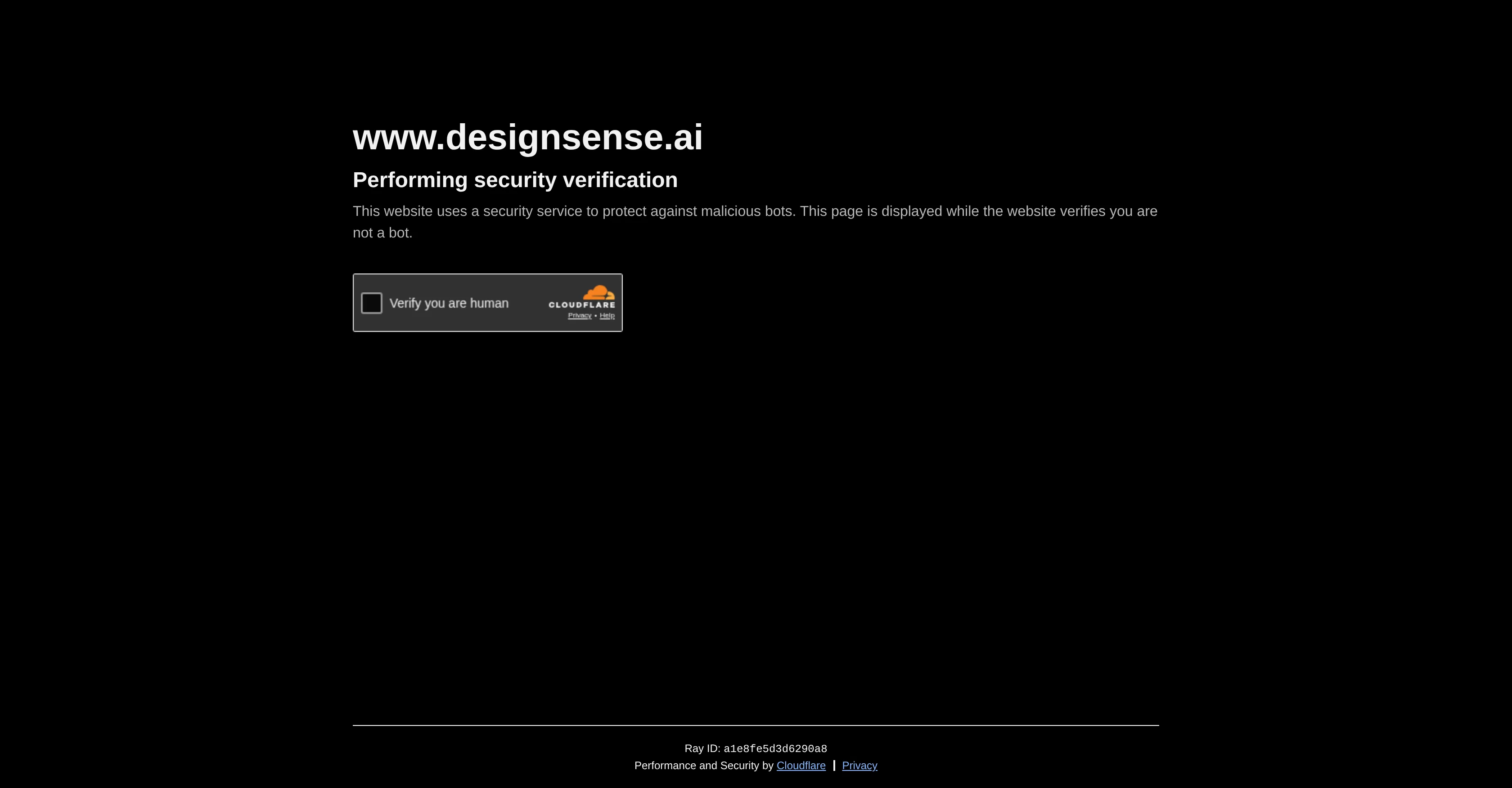 Design Sense AI website