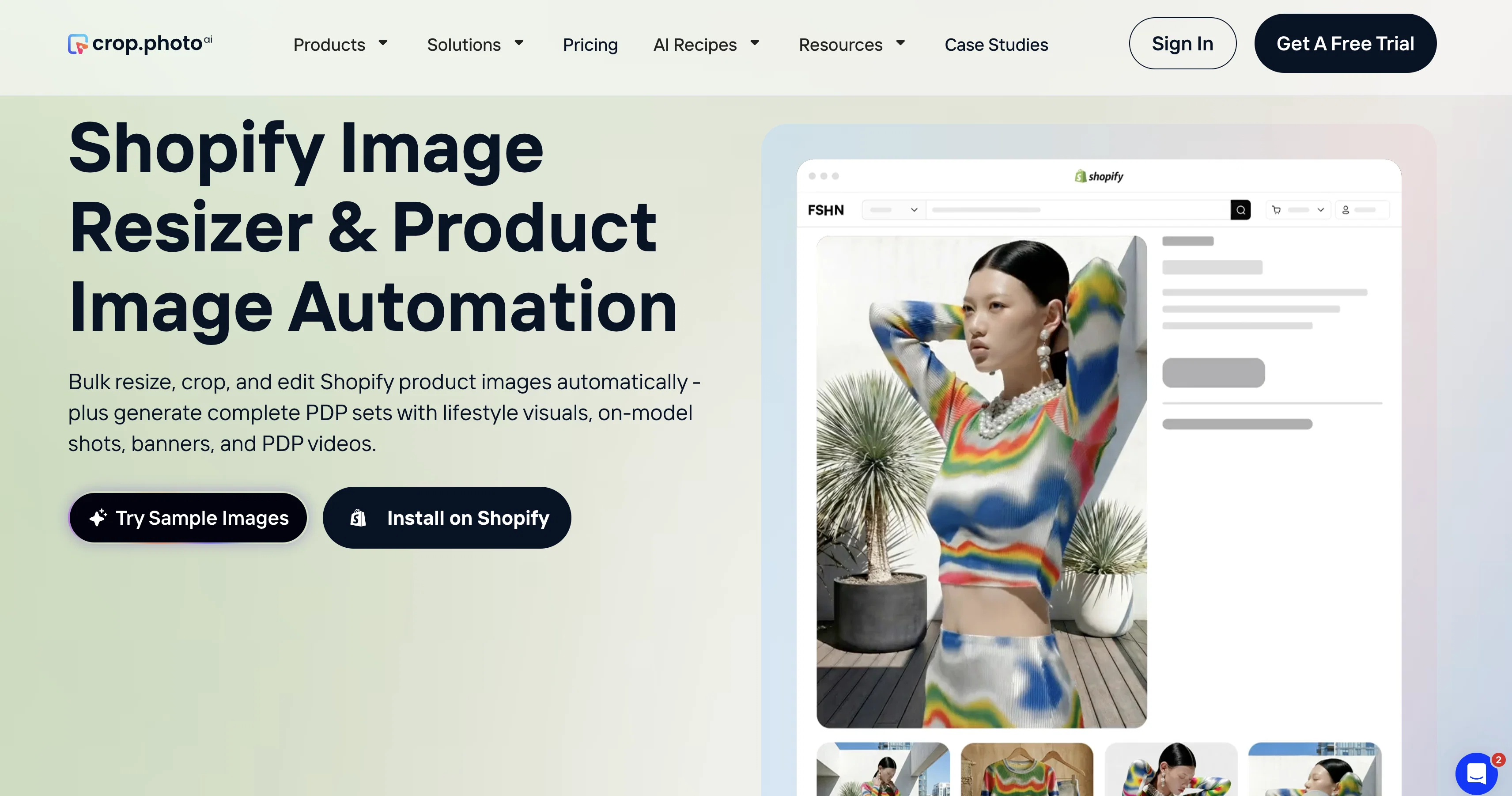 crop.photo website