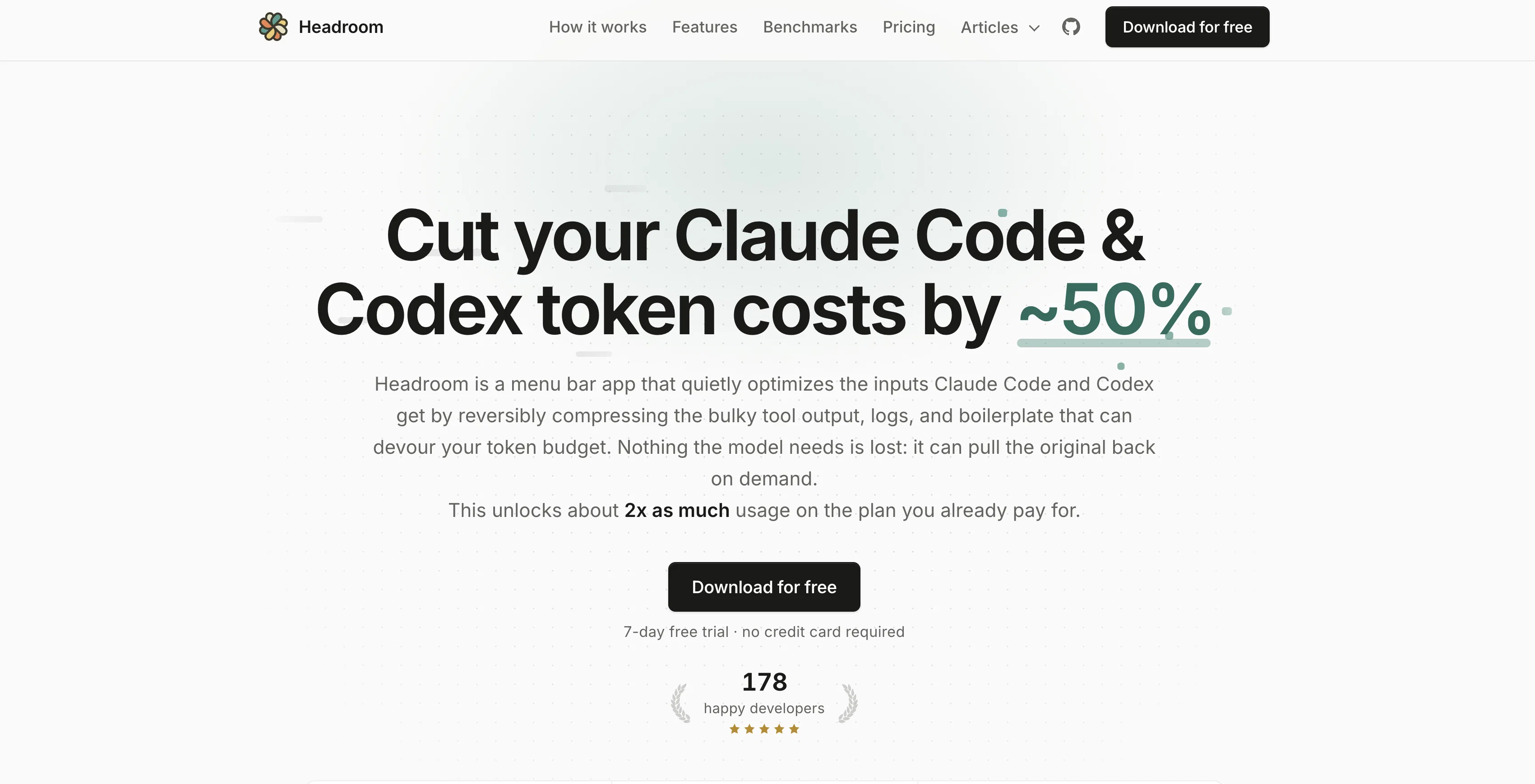 Headroom website