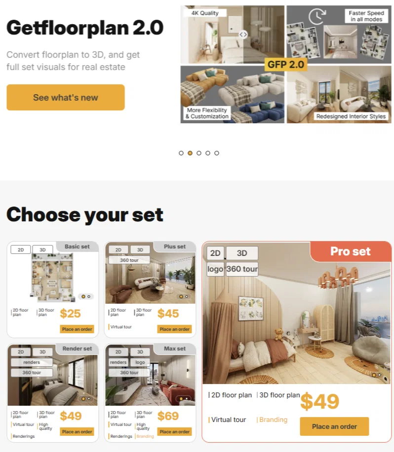 Getfloorplan website