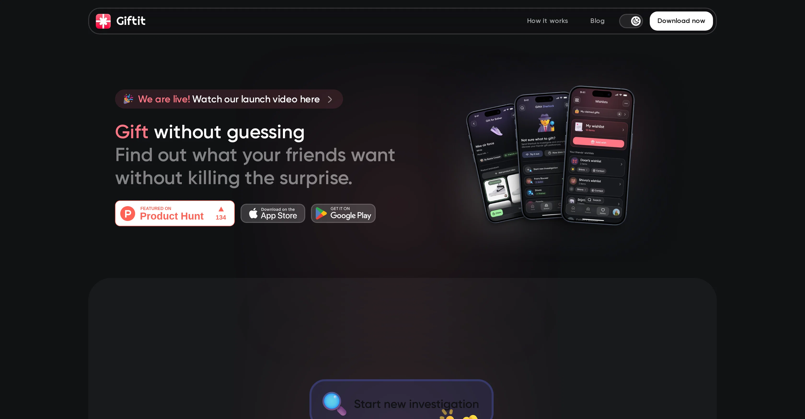 Giftit website