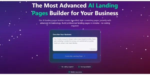 AI Landing Page Website Builder