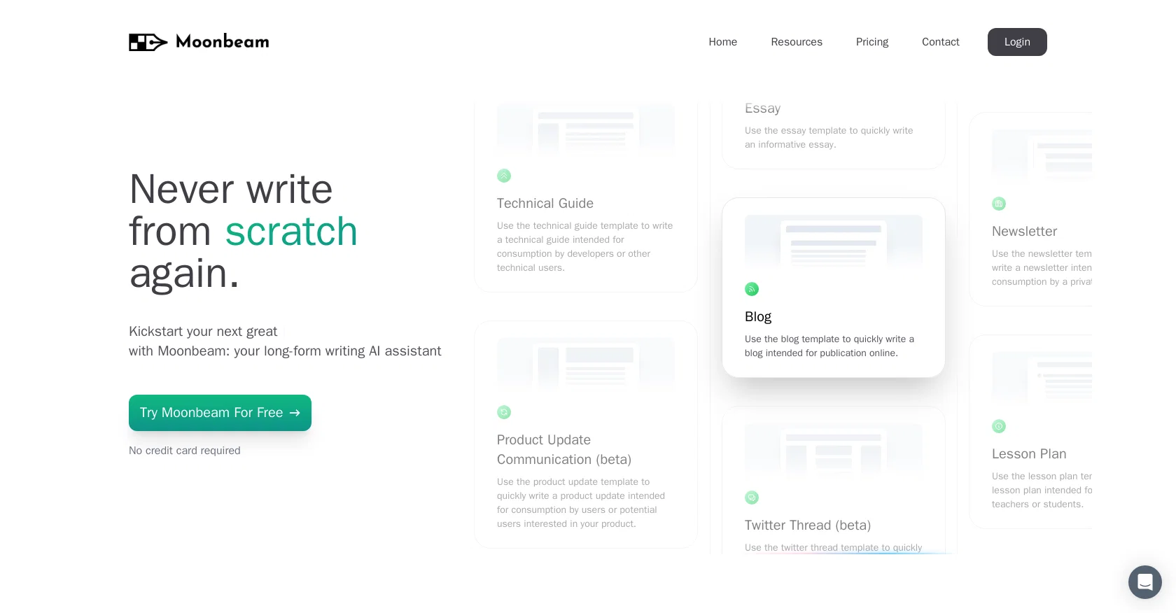 Moonbeam website