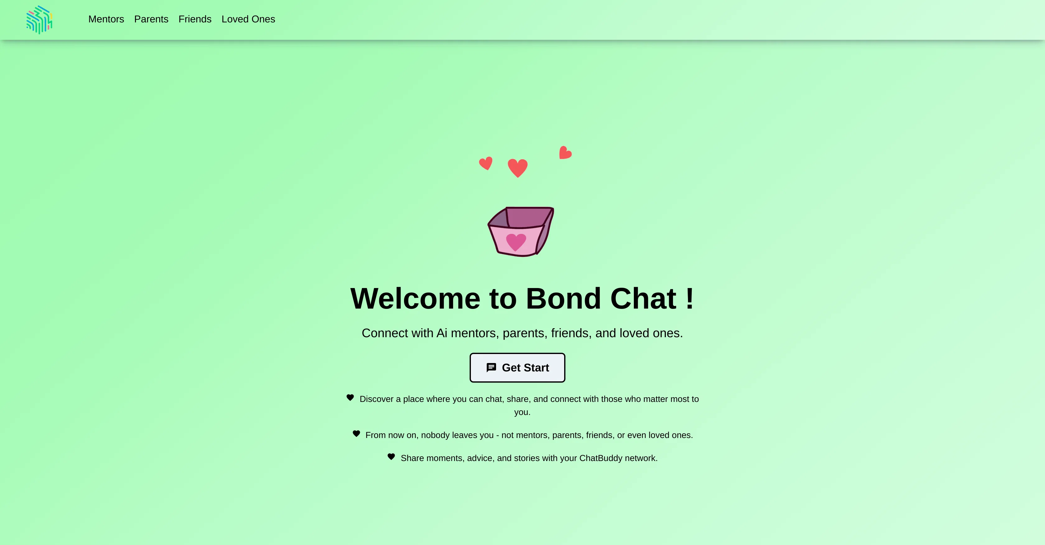 Bond Chat website