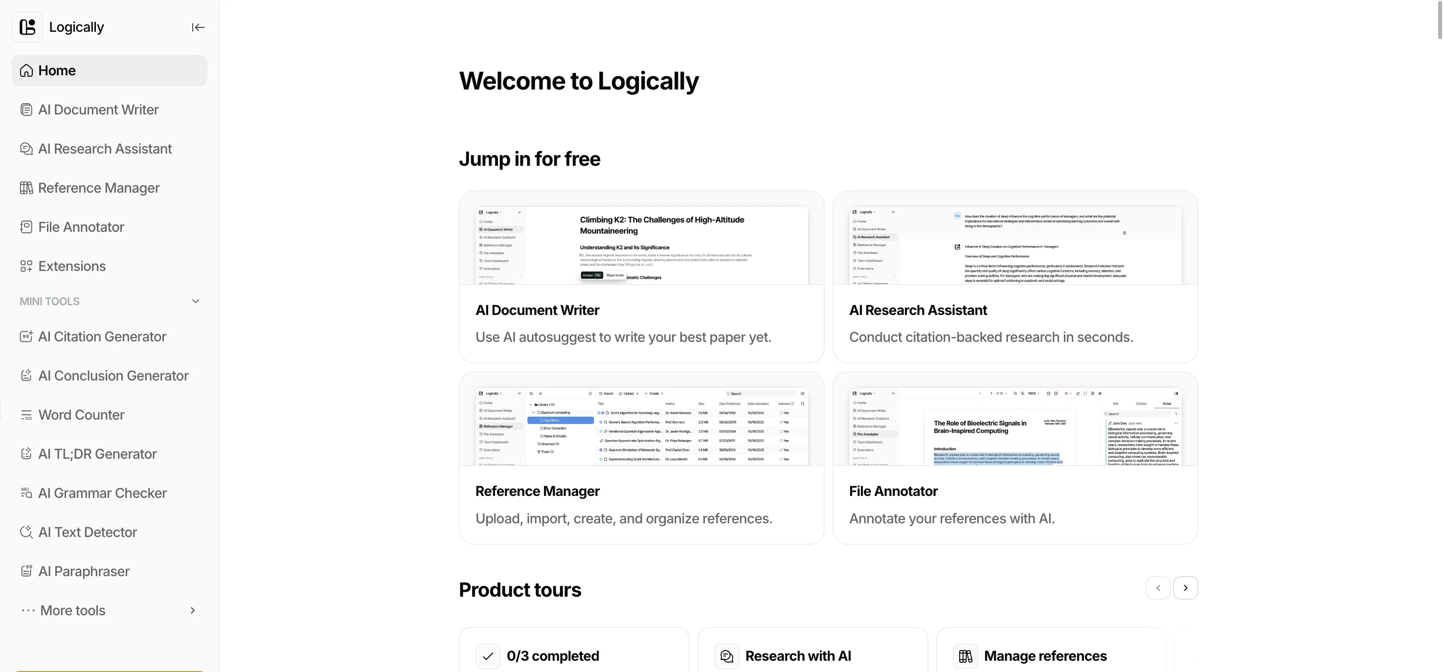 Logically website
