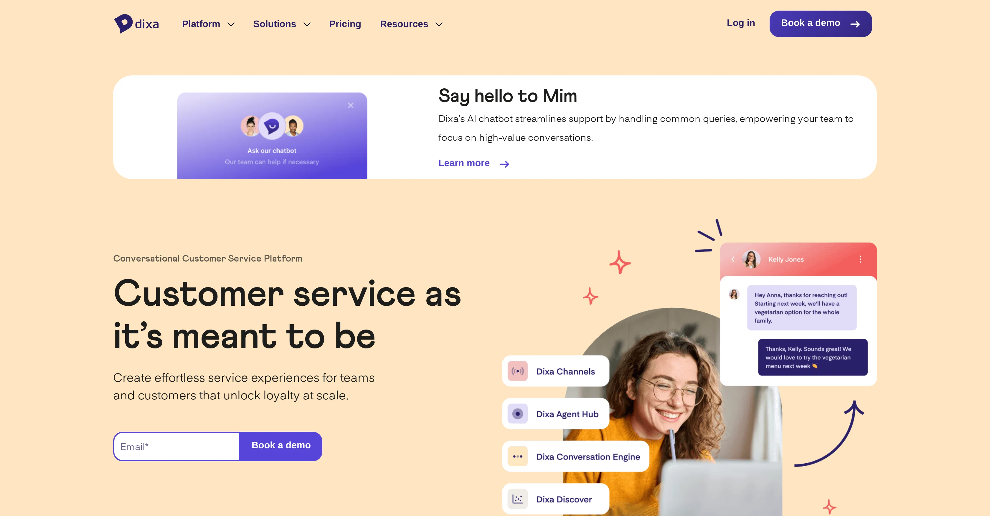 Dixa website