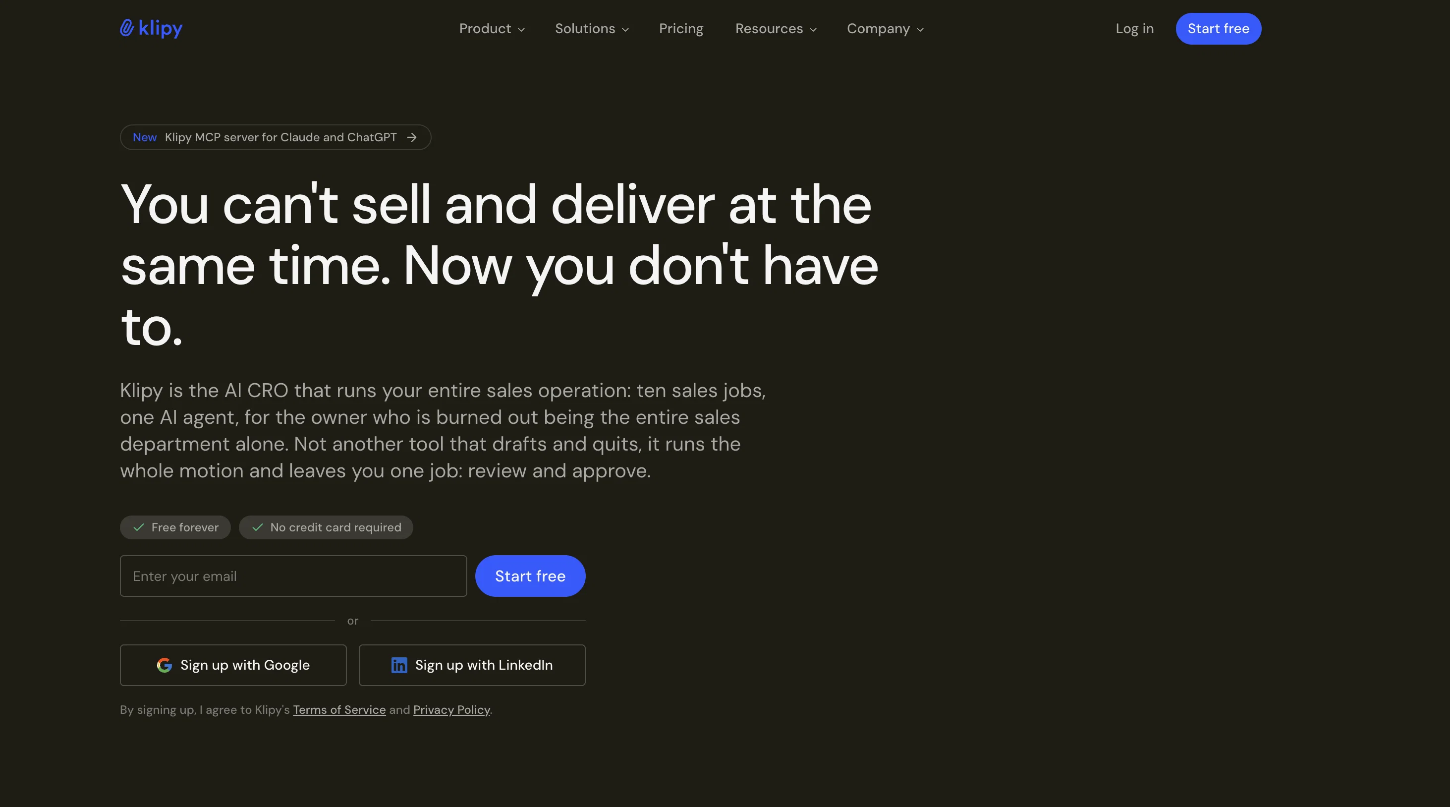 Klipy website
