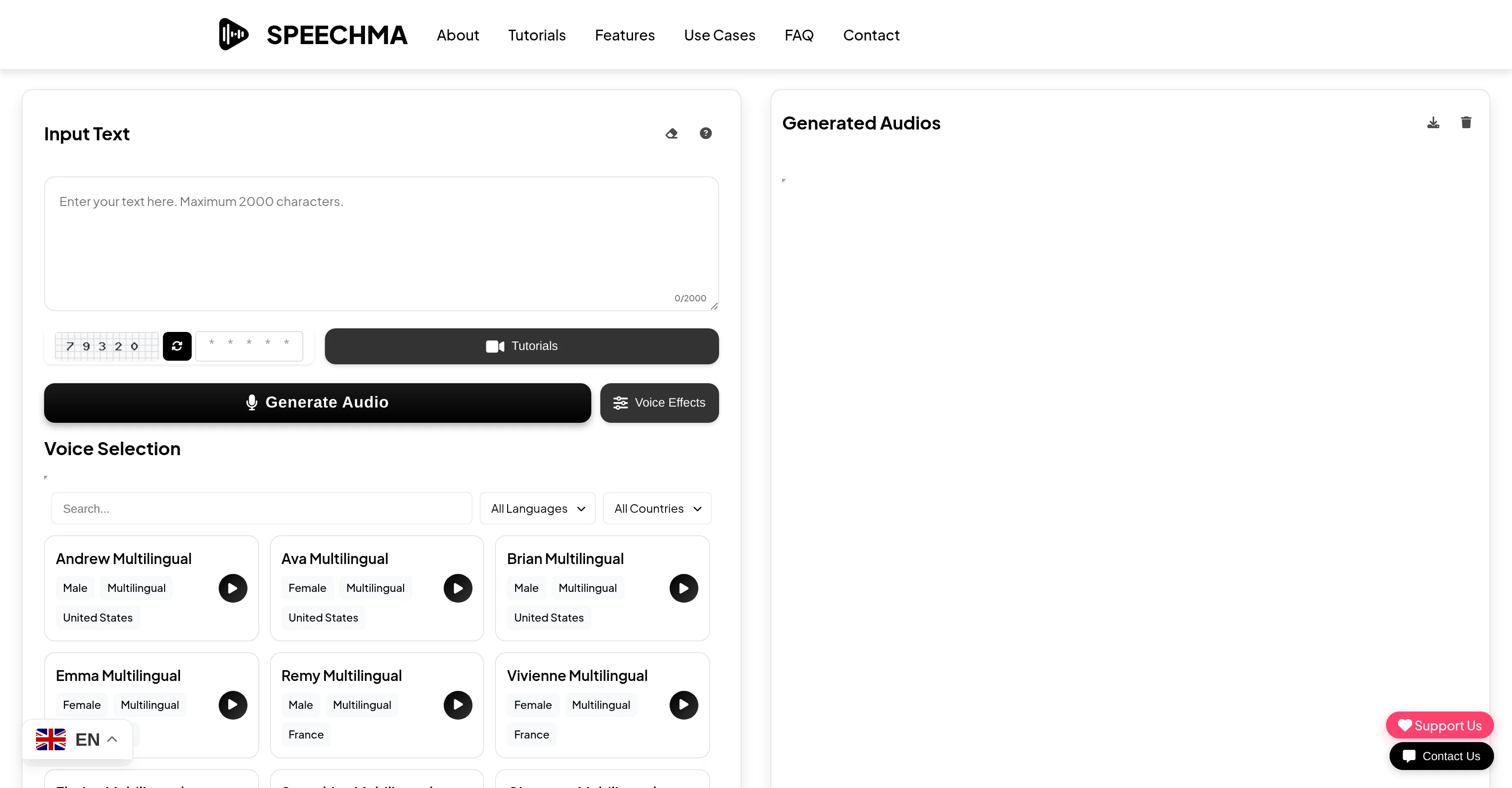Speechma website