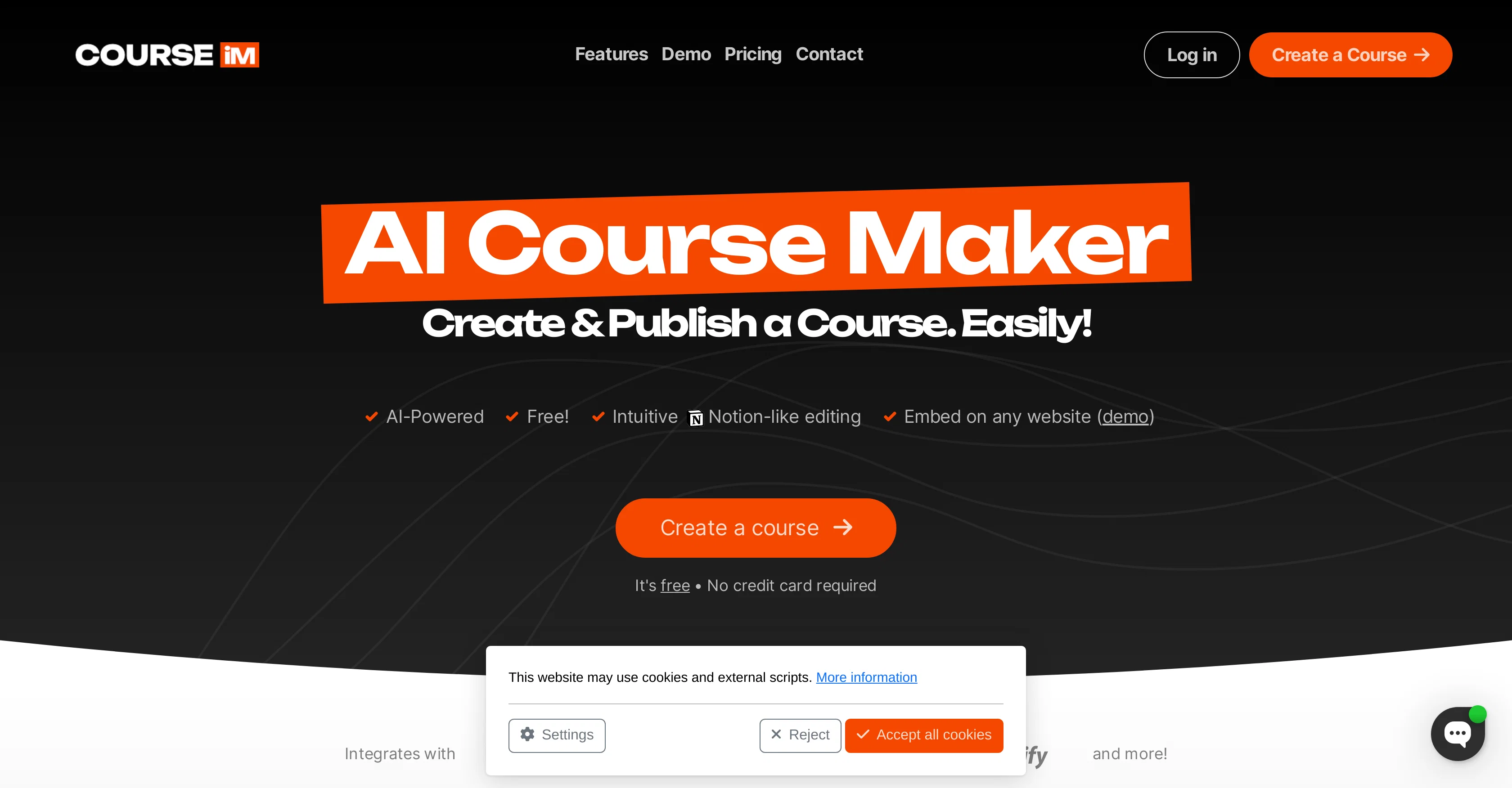 Course.im website
