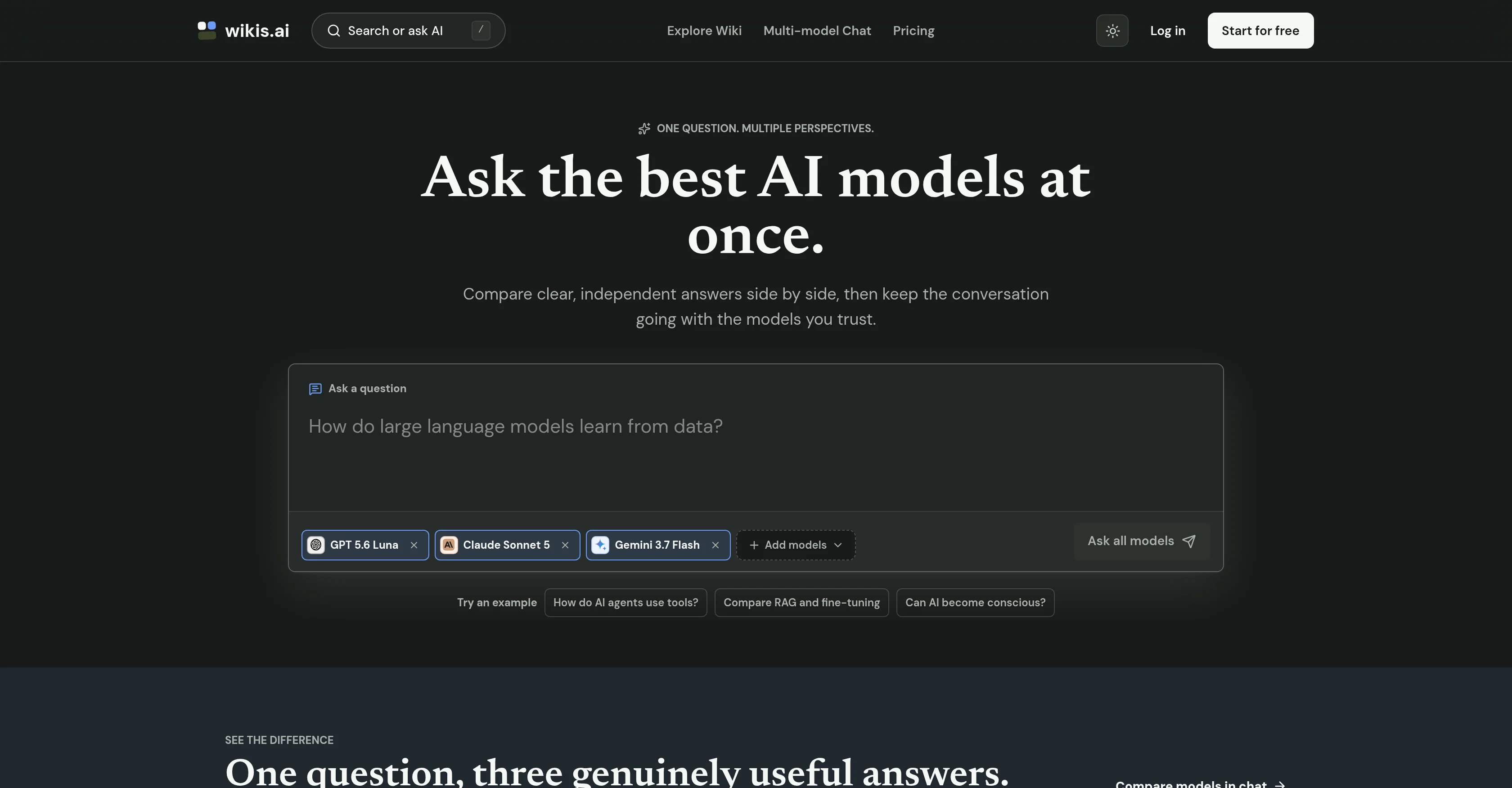 Wikis.ai website