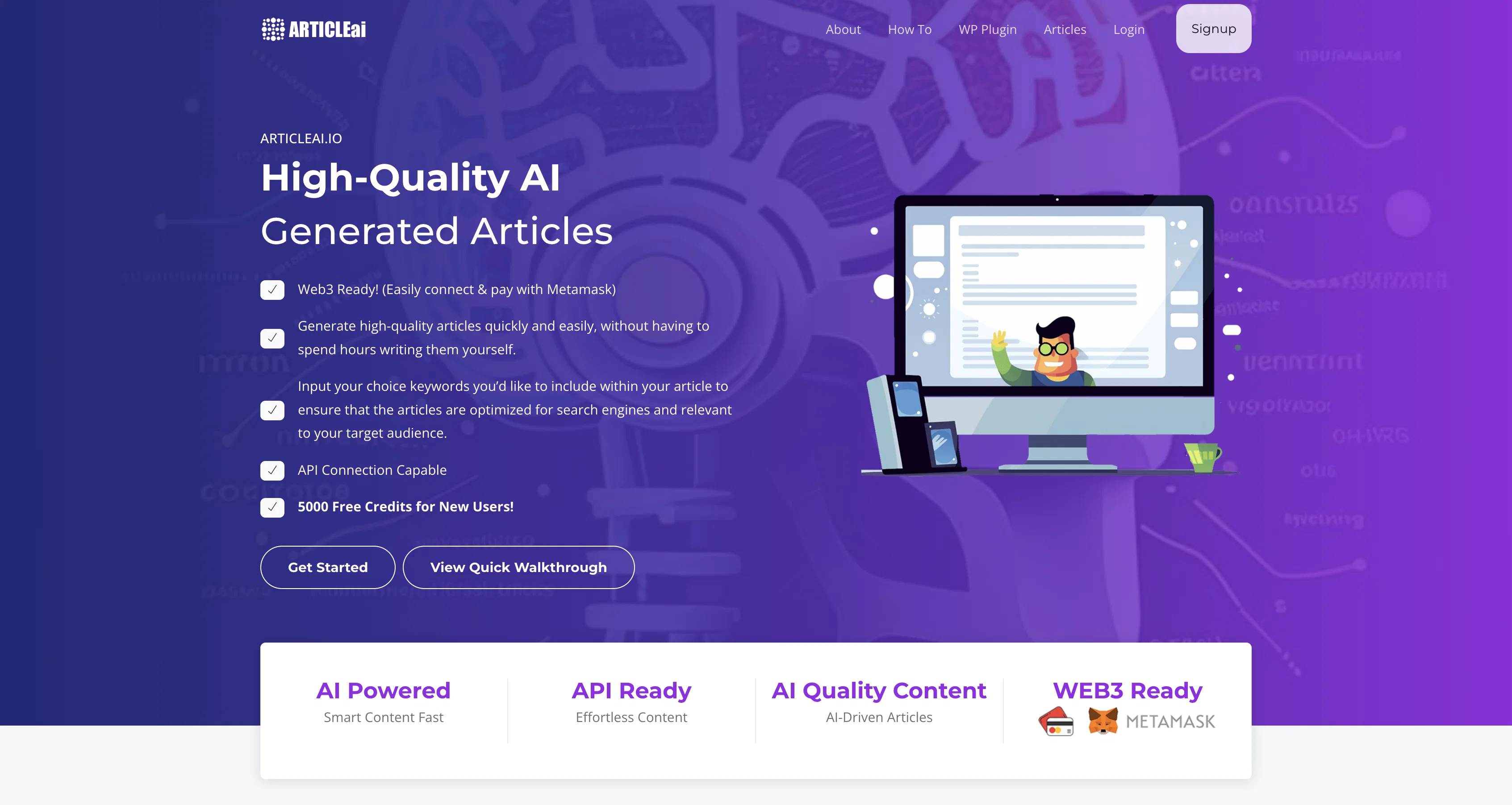 Articleai website