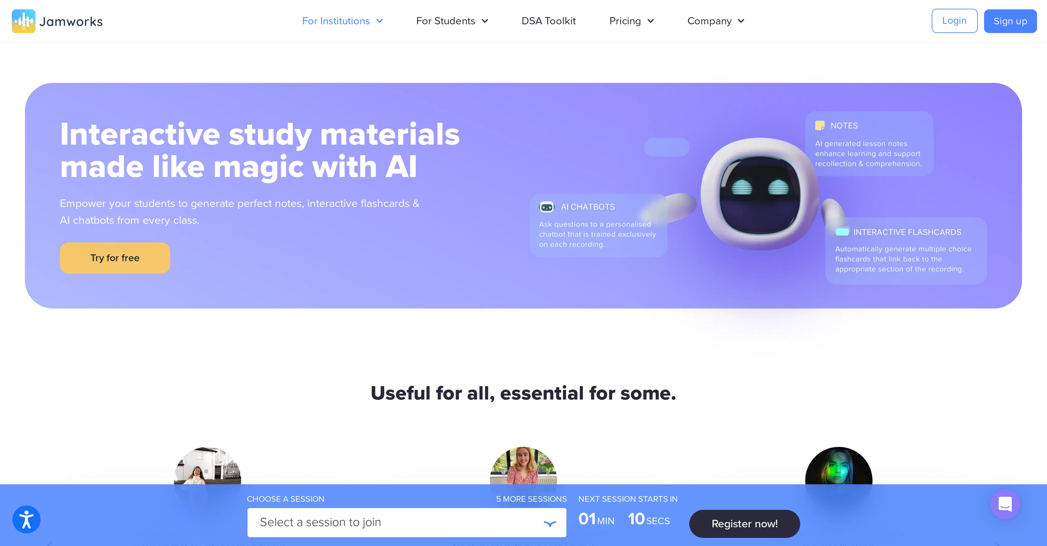 Jamworks website