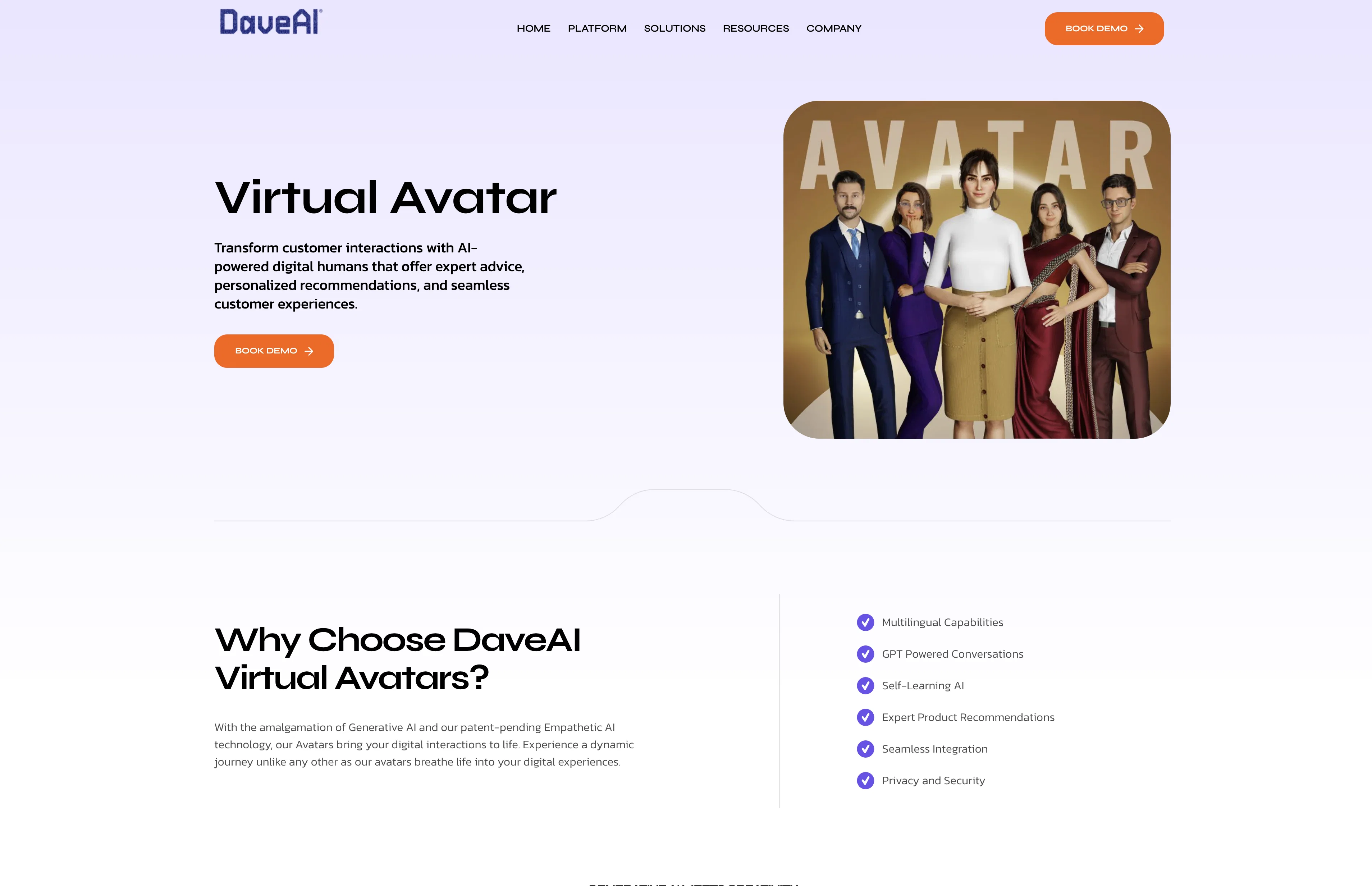 DaveAI  website
