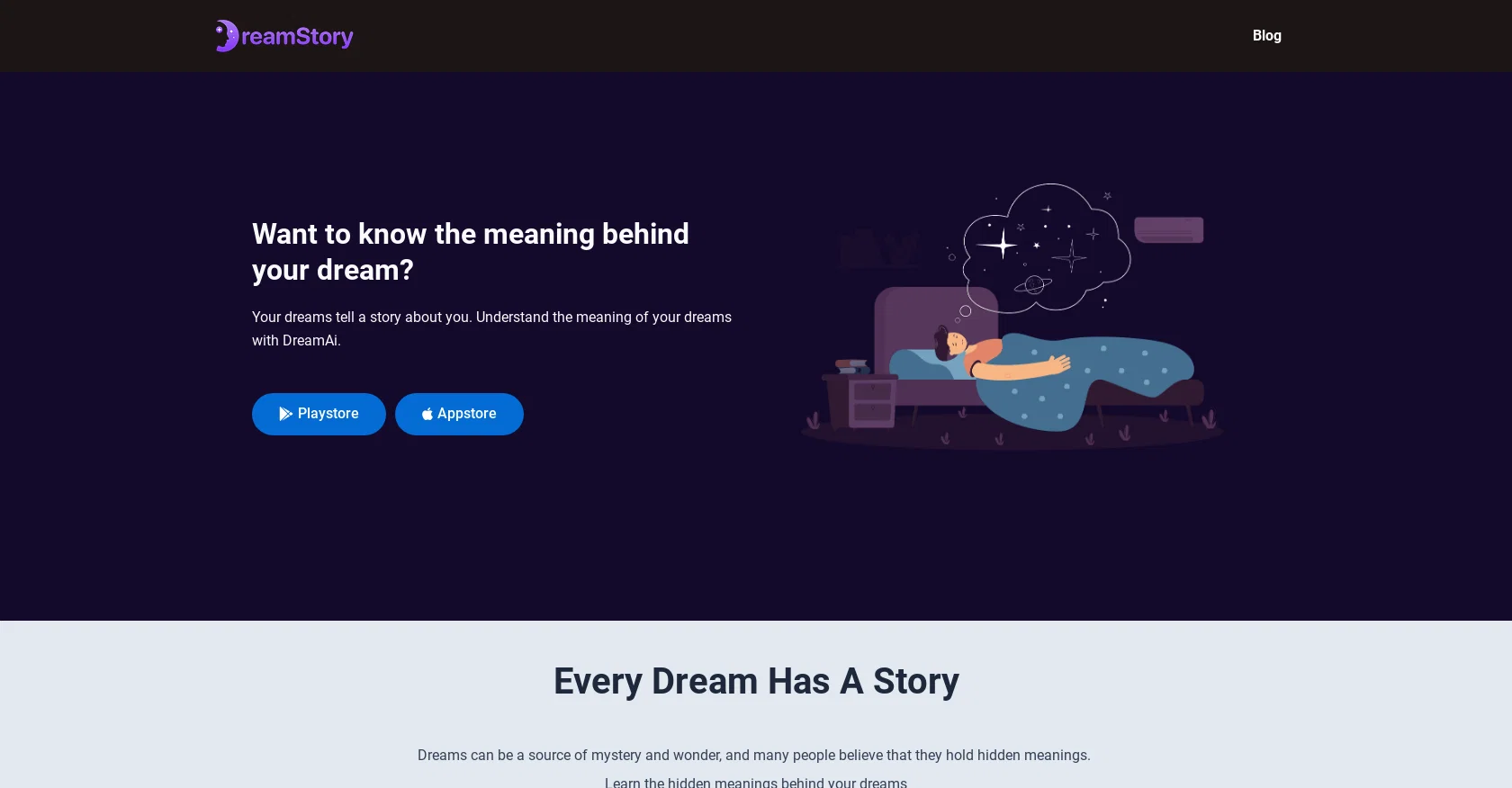 DreamStory website