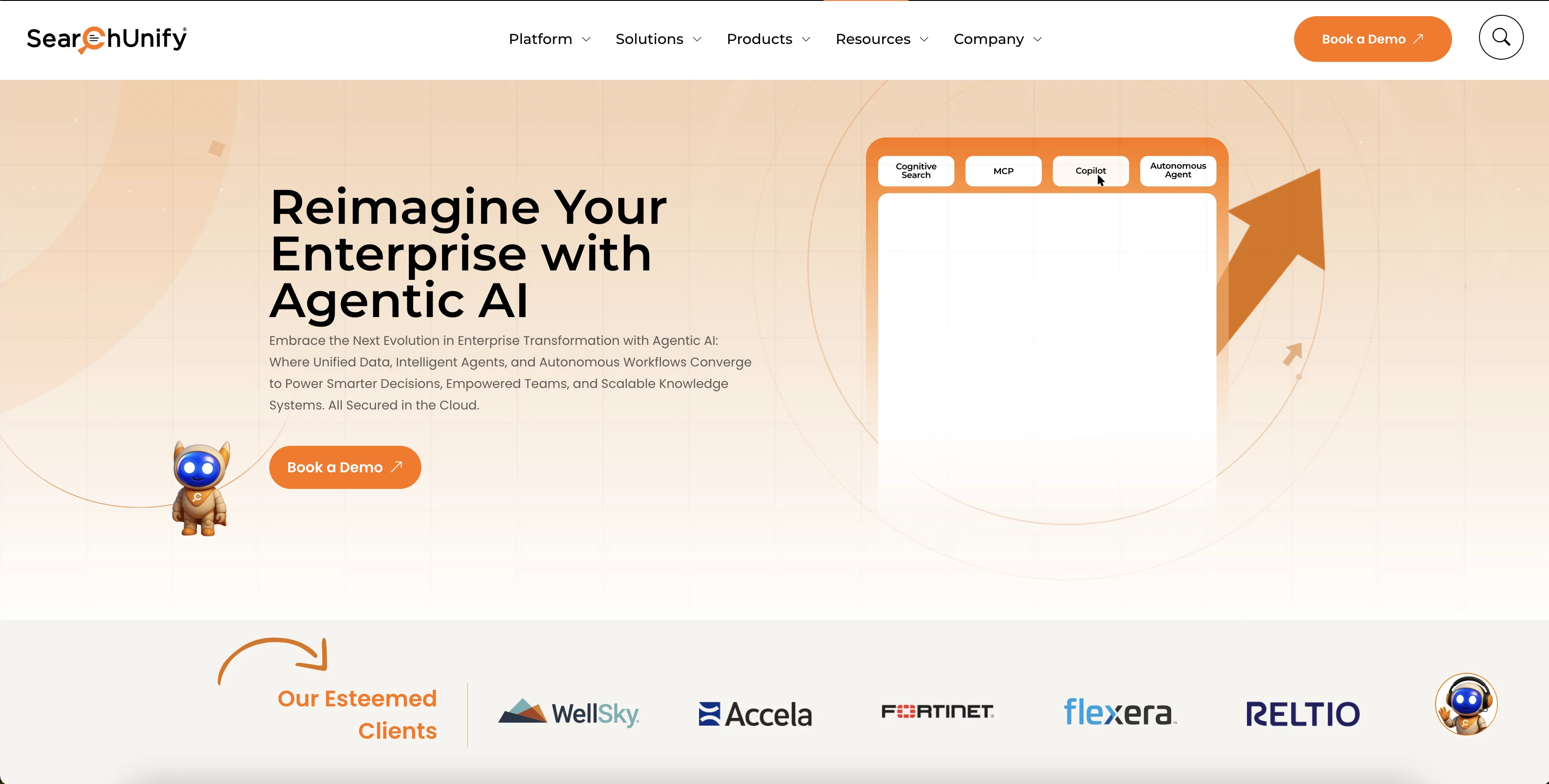 SearchUnify website