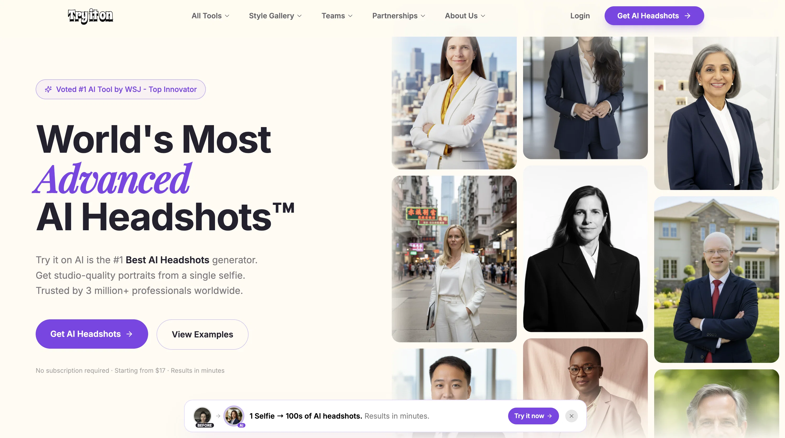 Try it on AI website