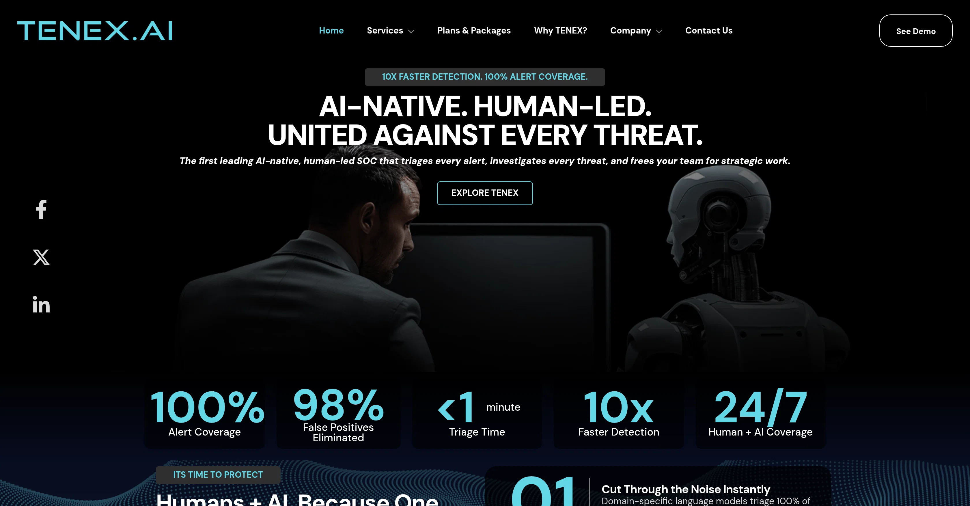 TENEX.ai website