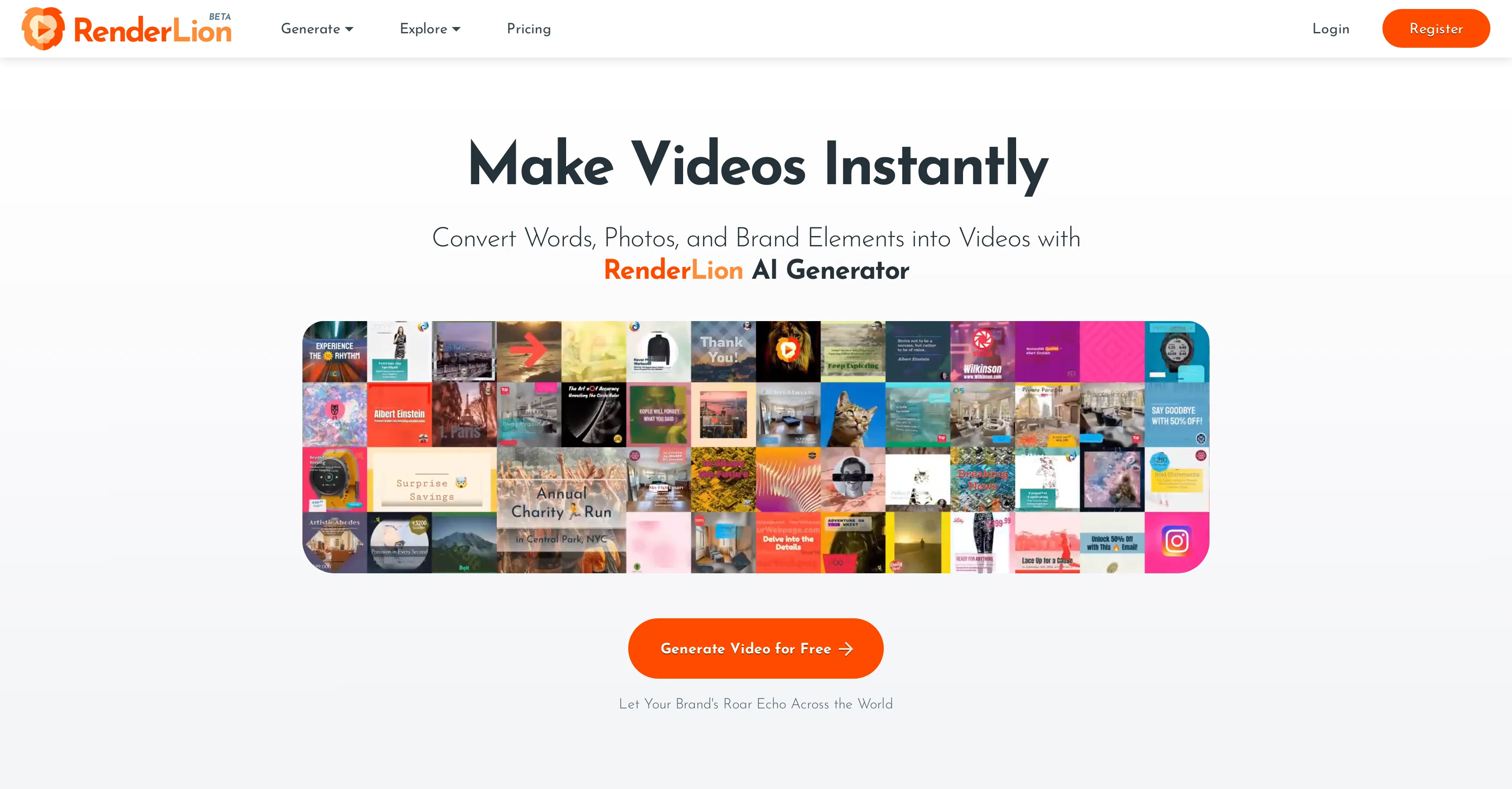 RenderLion website