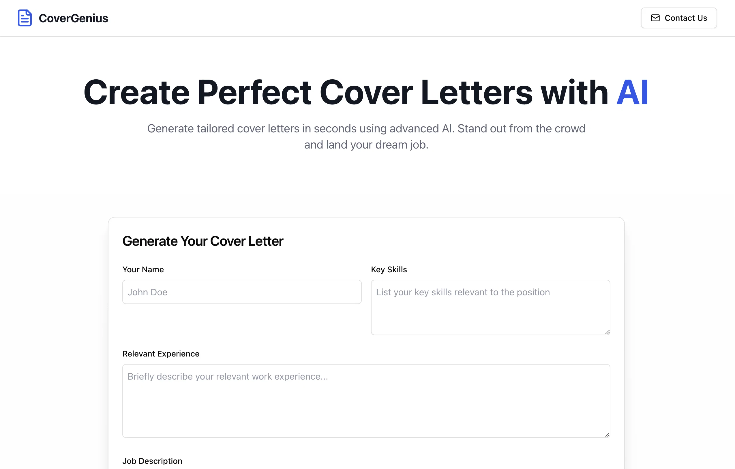 Cover Genius website