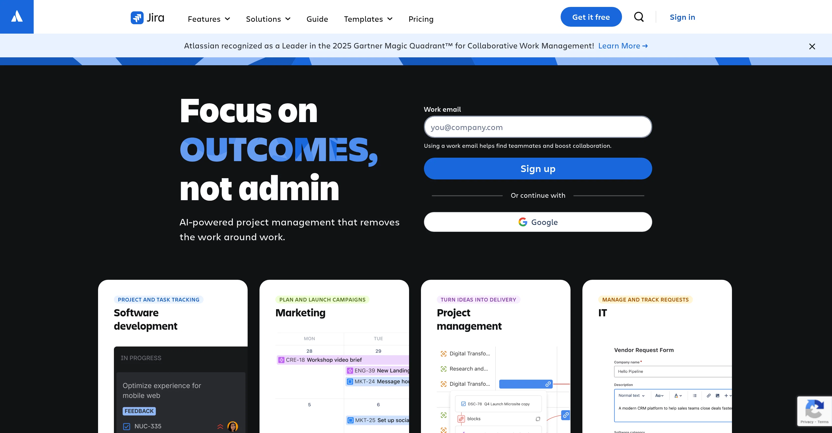 Jira website