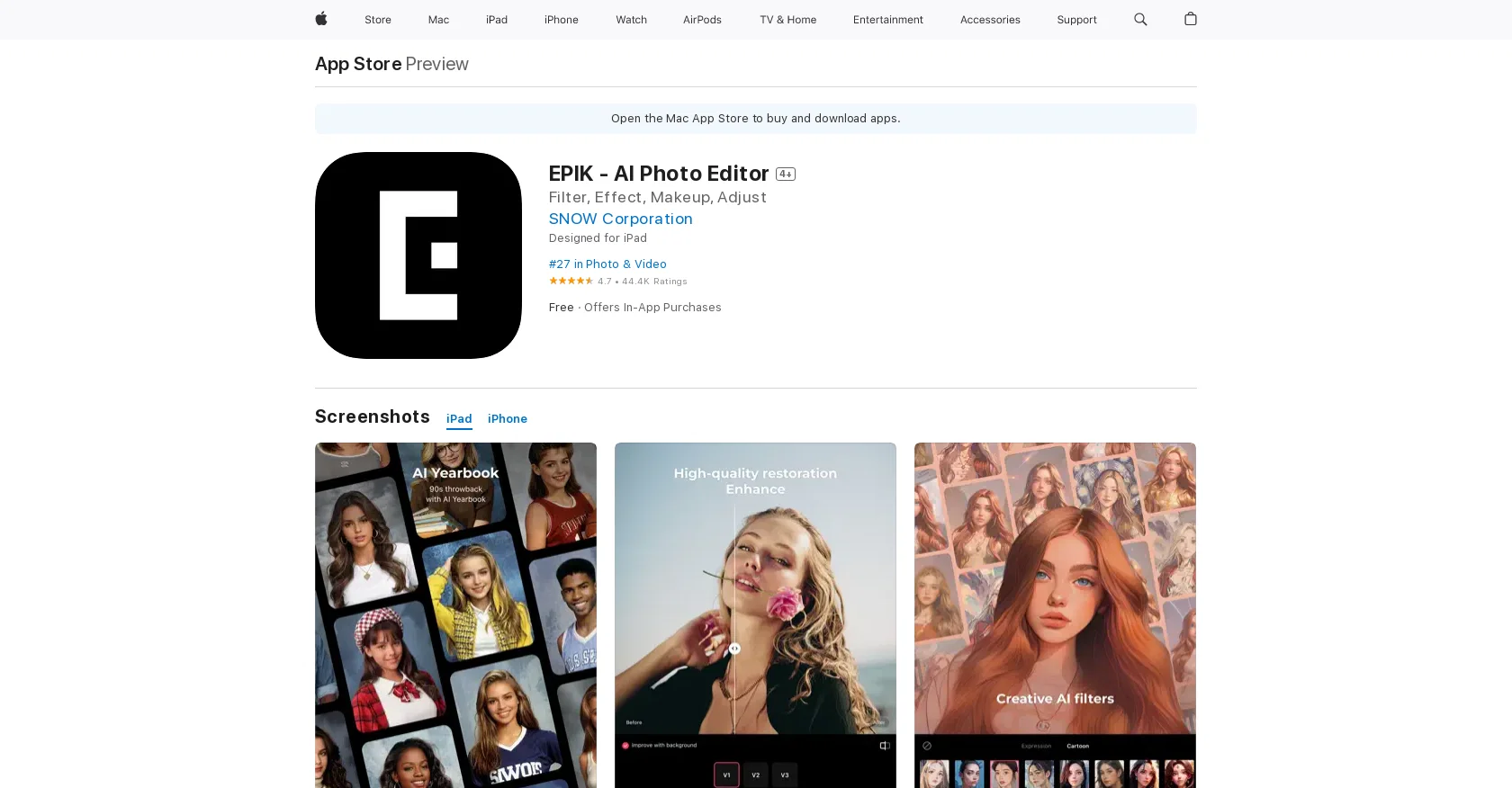 Epik website