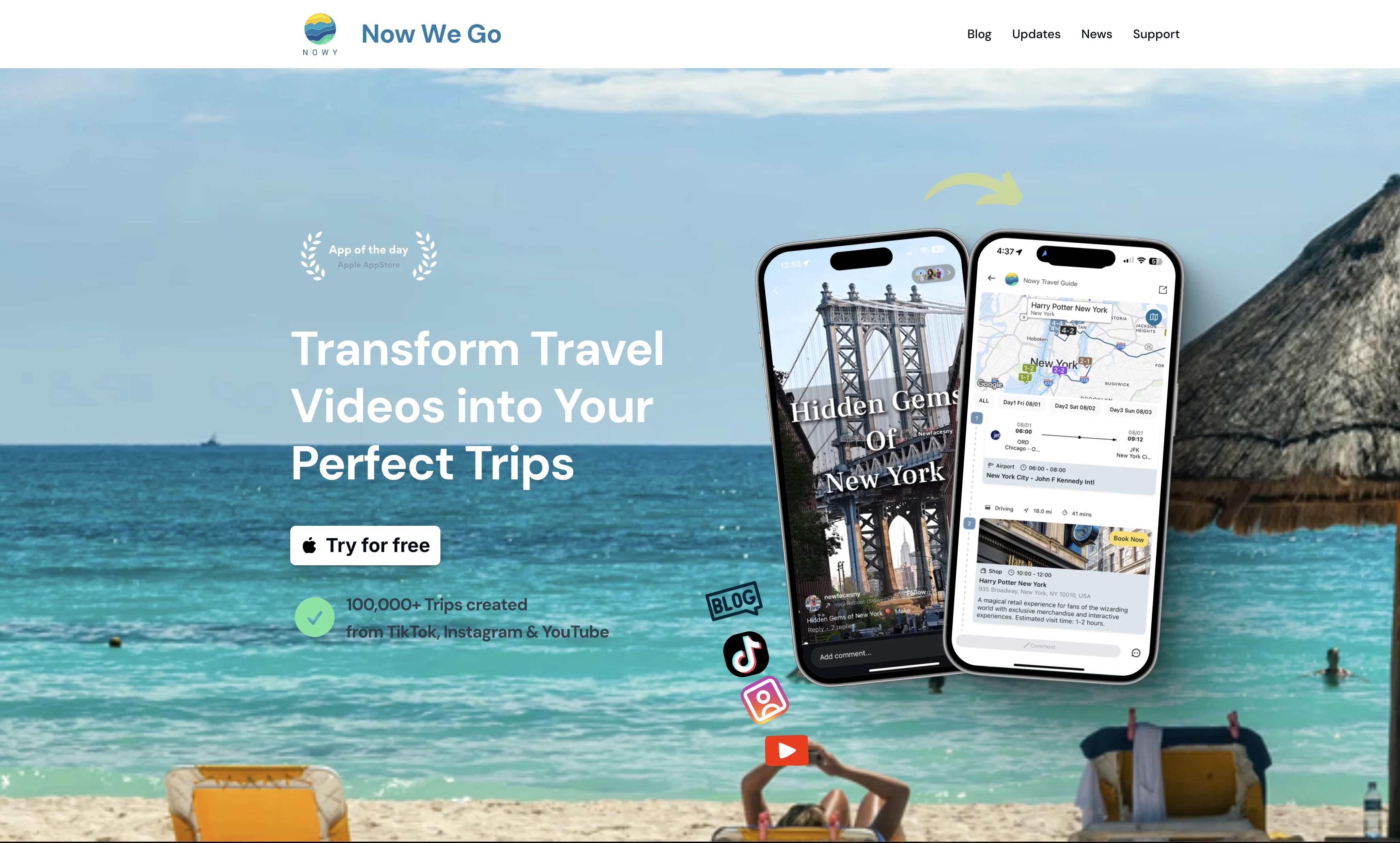 Nowy website